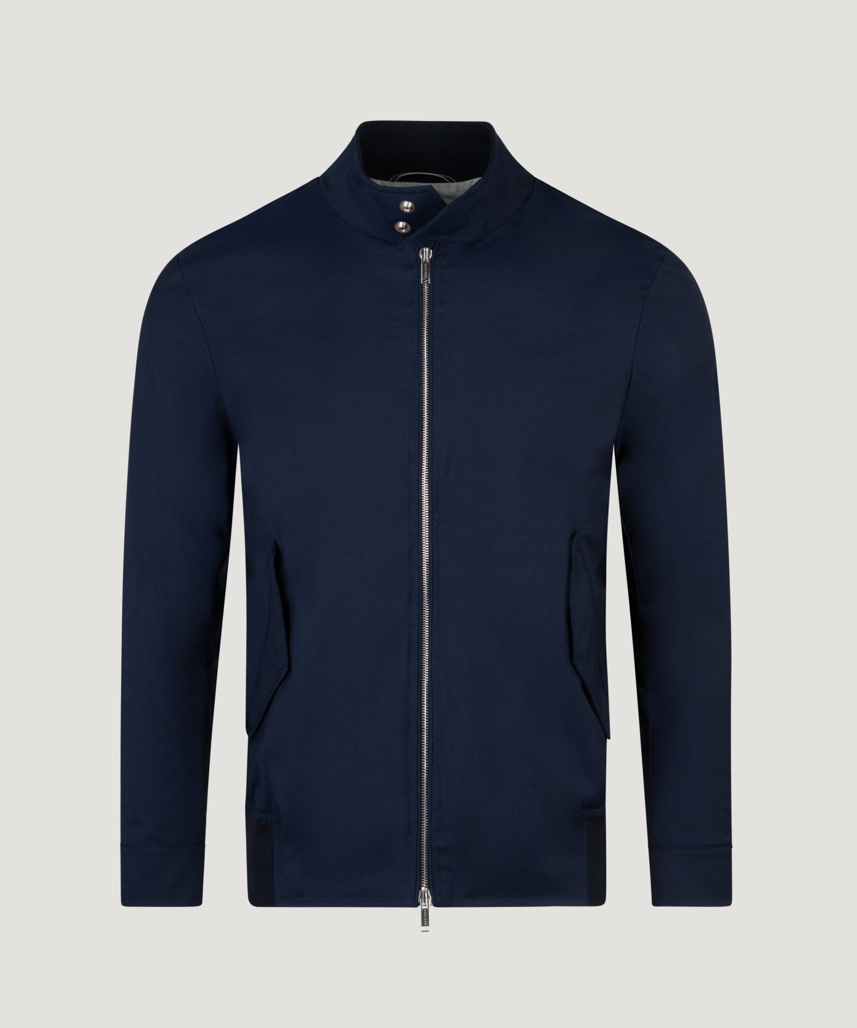 SOCI3TY Limited Fashion Bomber jacket wol Green Storm System® donkerblauw - THE SOCIETY SHOP