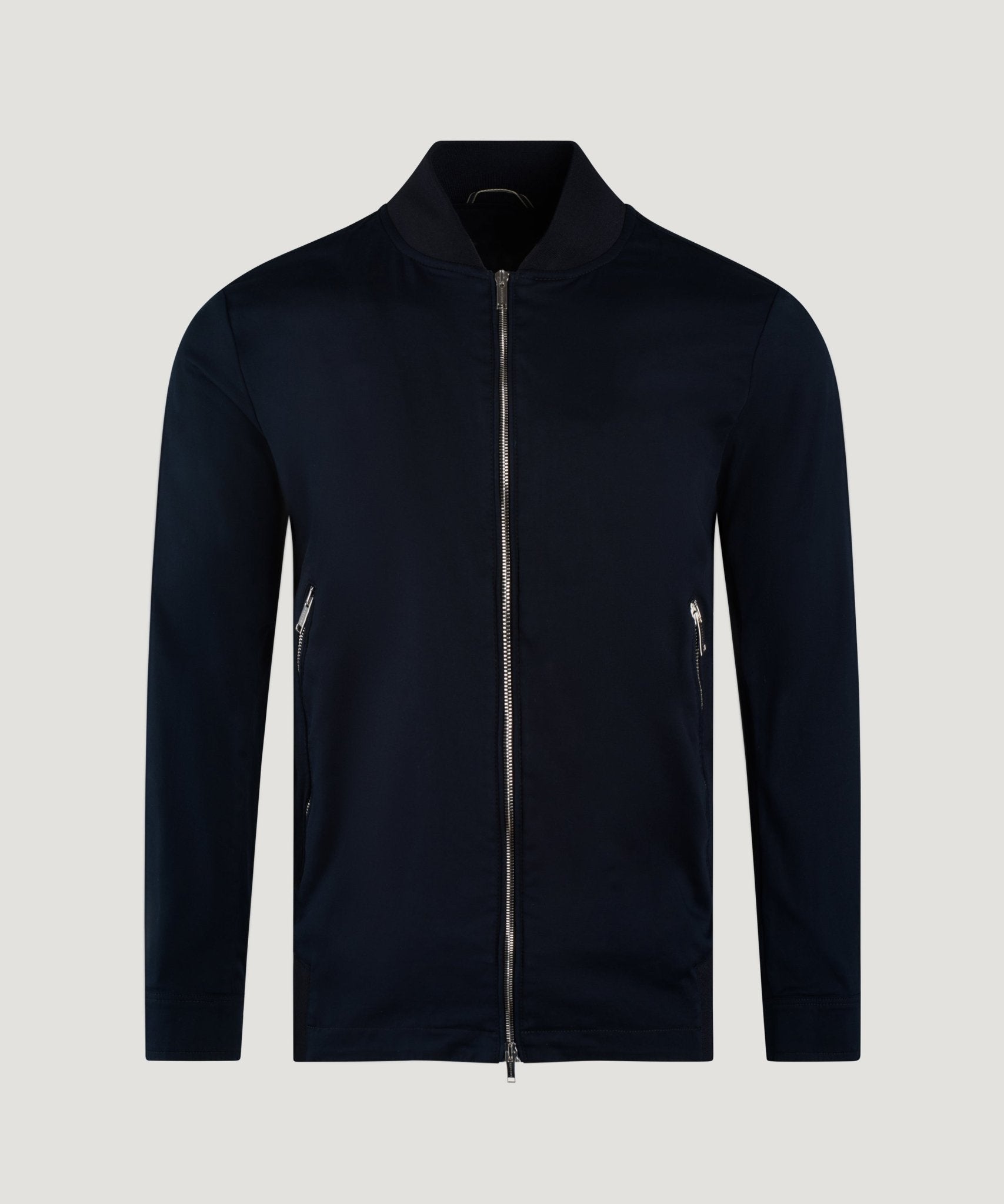 SOCI3TY Limited Fashion Bomberjack fine cotton gabardine donkerblauw - THE SOCIETY SHOP