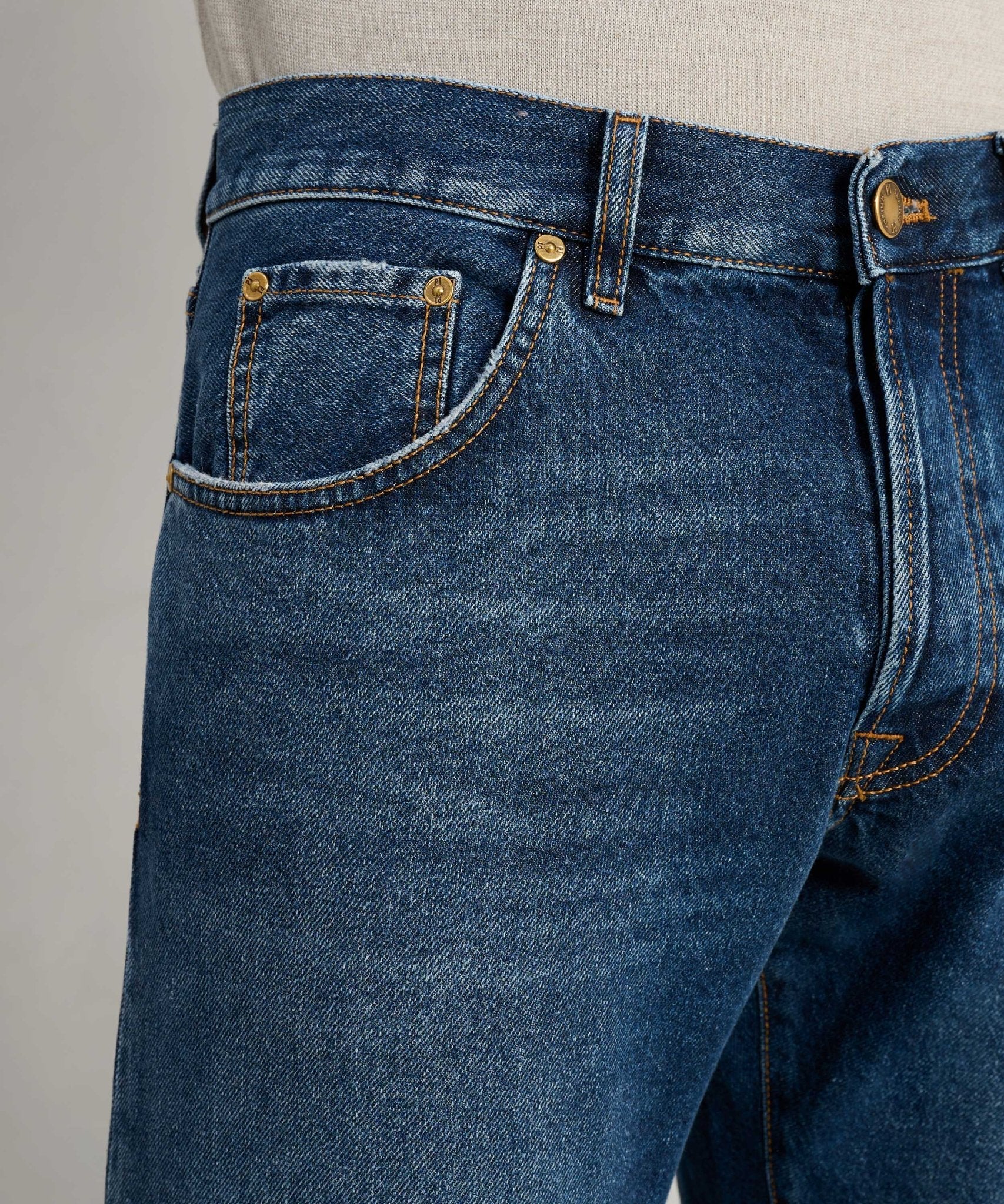 PT Torino Breakbeat jeans katoen donkerblauw - THE SOCIETY SHOP