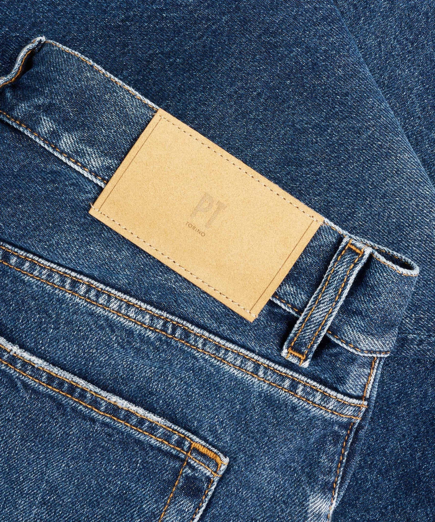 PT Torino Breakbeat jeans katoen donkerblauw - THE SOCIETY SHOP