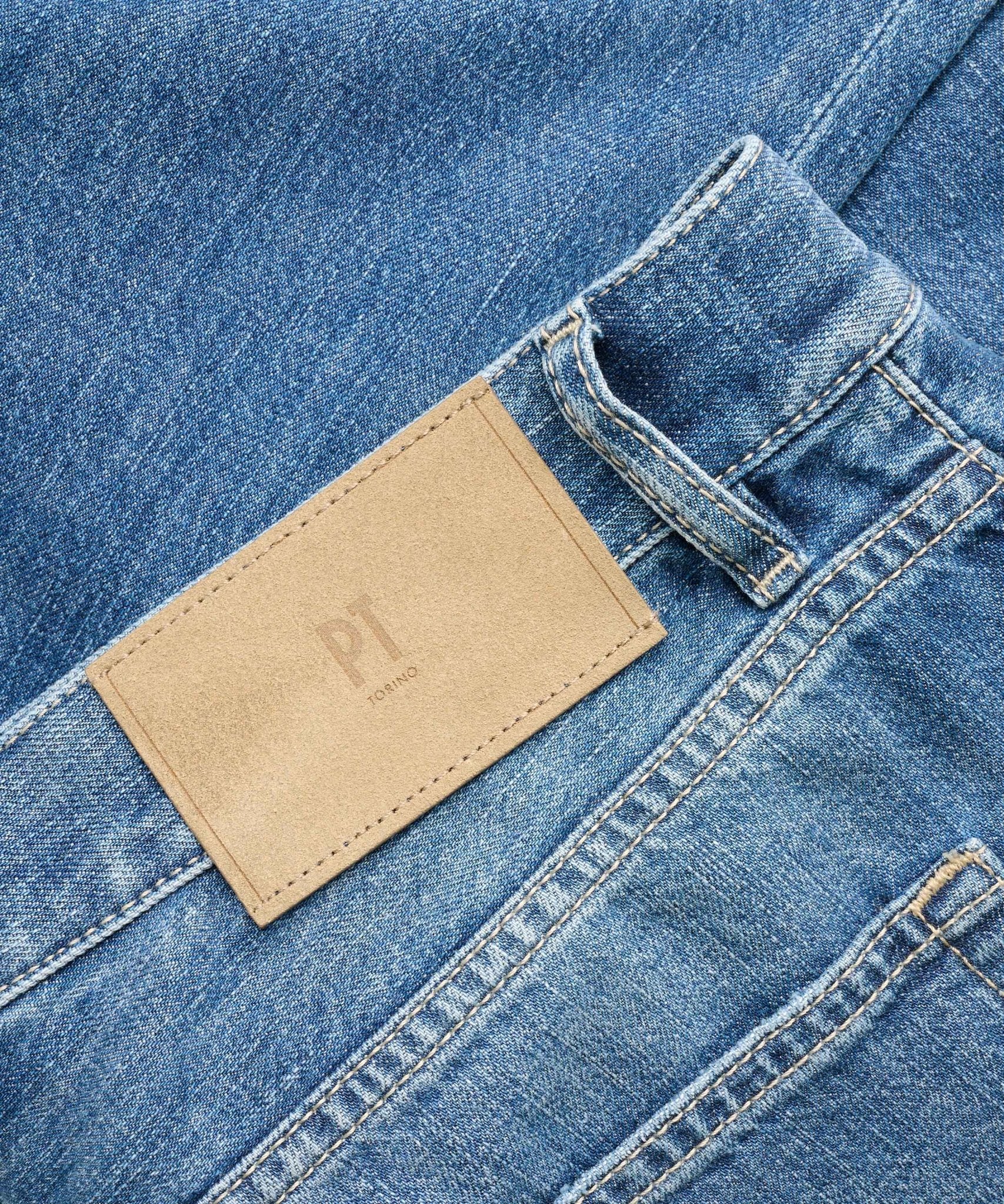 PT Torino Breakbeat jeans katoen middenblauw - THE SOCIETY SHOP
