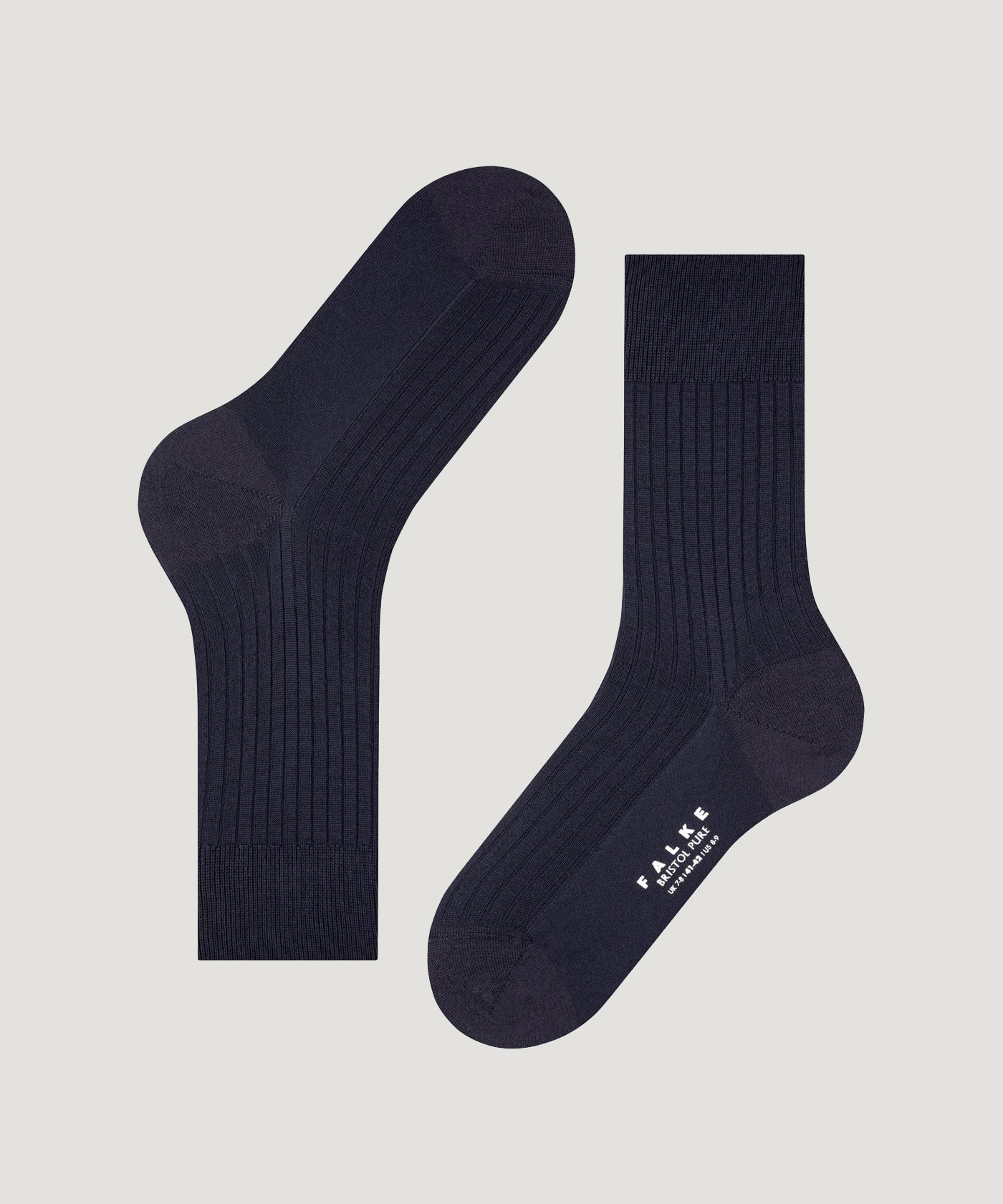 Falke Bristol Pure sokken donkerblauw - THE SOCIETY SHOP
