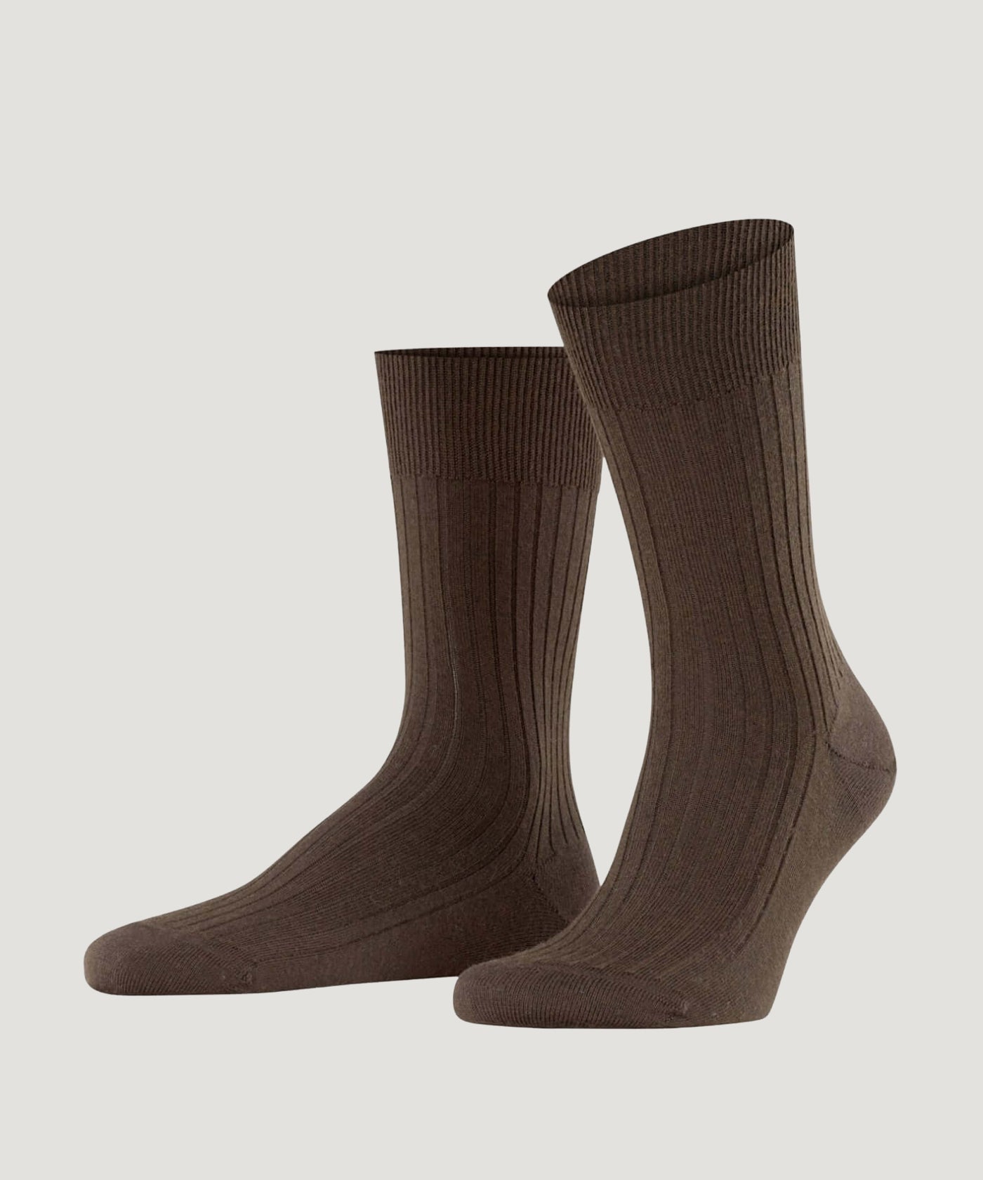 Falke Bristol Pure sokken donkerbruin - THE SOCIETY SHOP