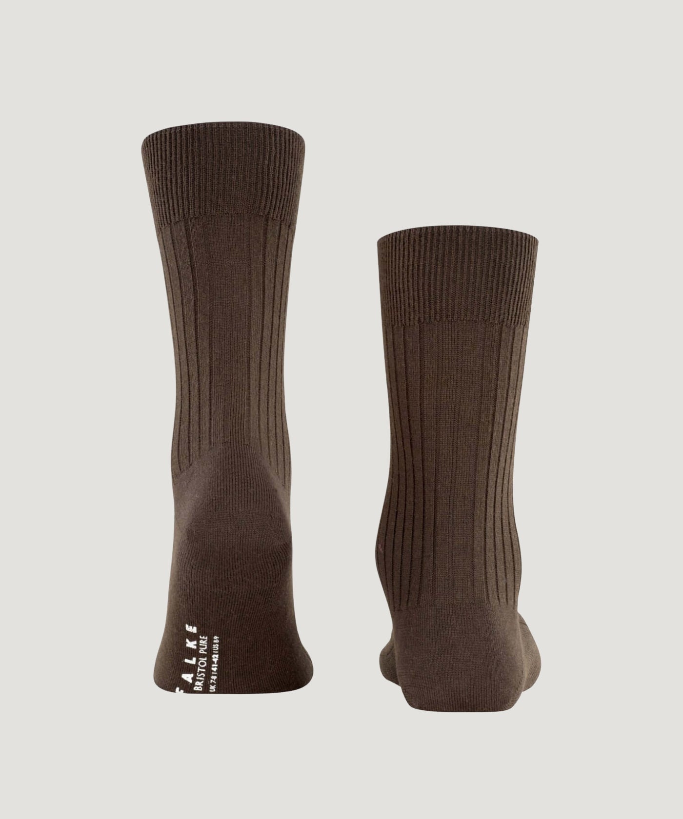 Falke Bristol Pure sokken donkerbruin - THE SOCIETY SHOP