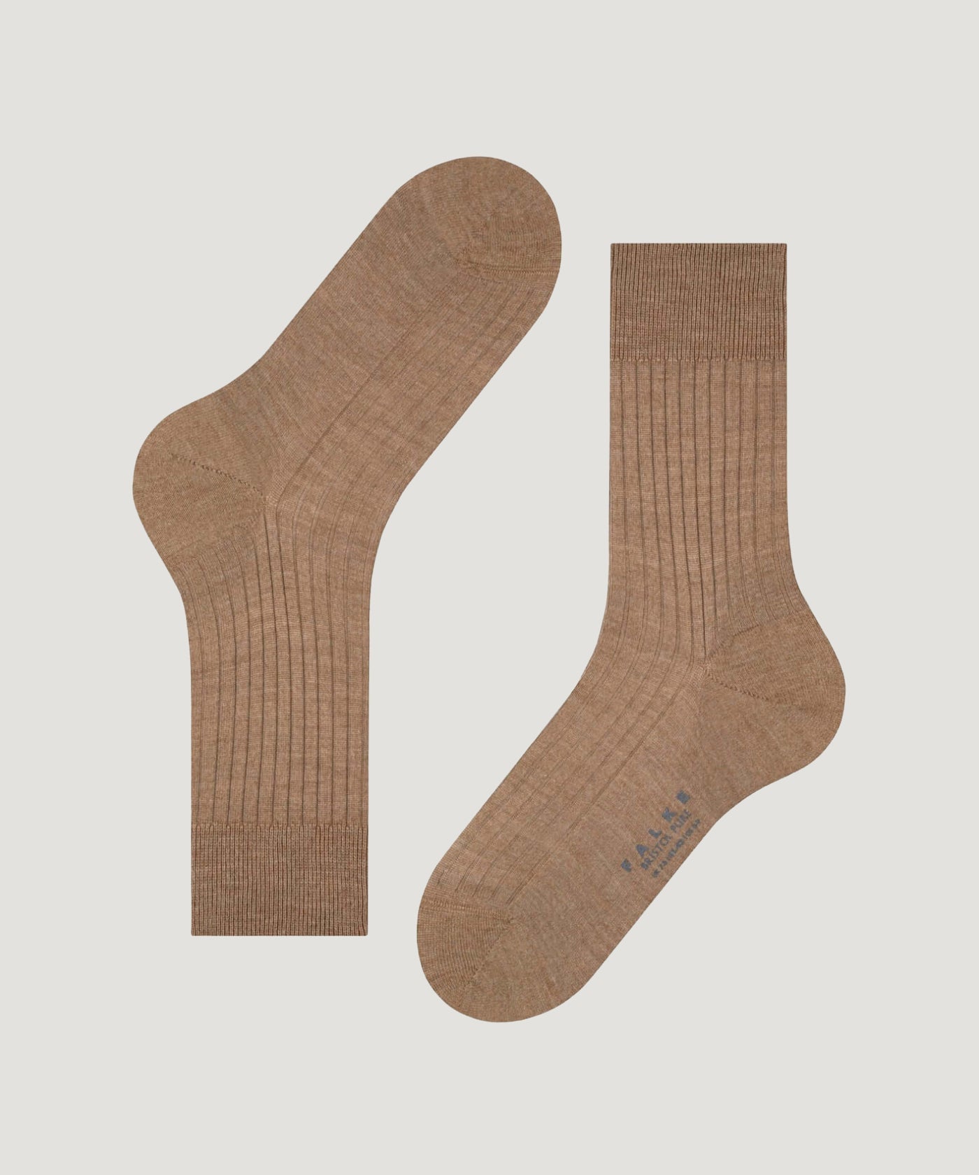 Falke Bristol Pure sokken nutmeg - THE SOCIETY SHOP