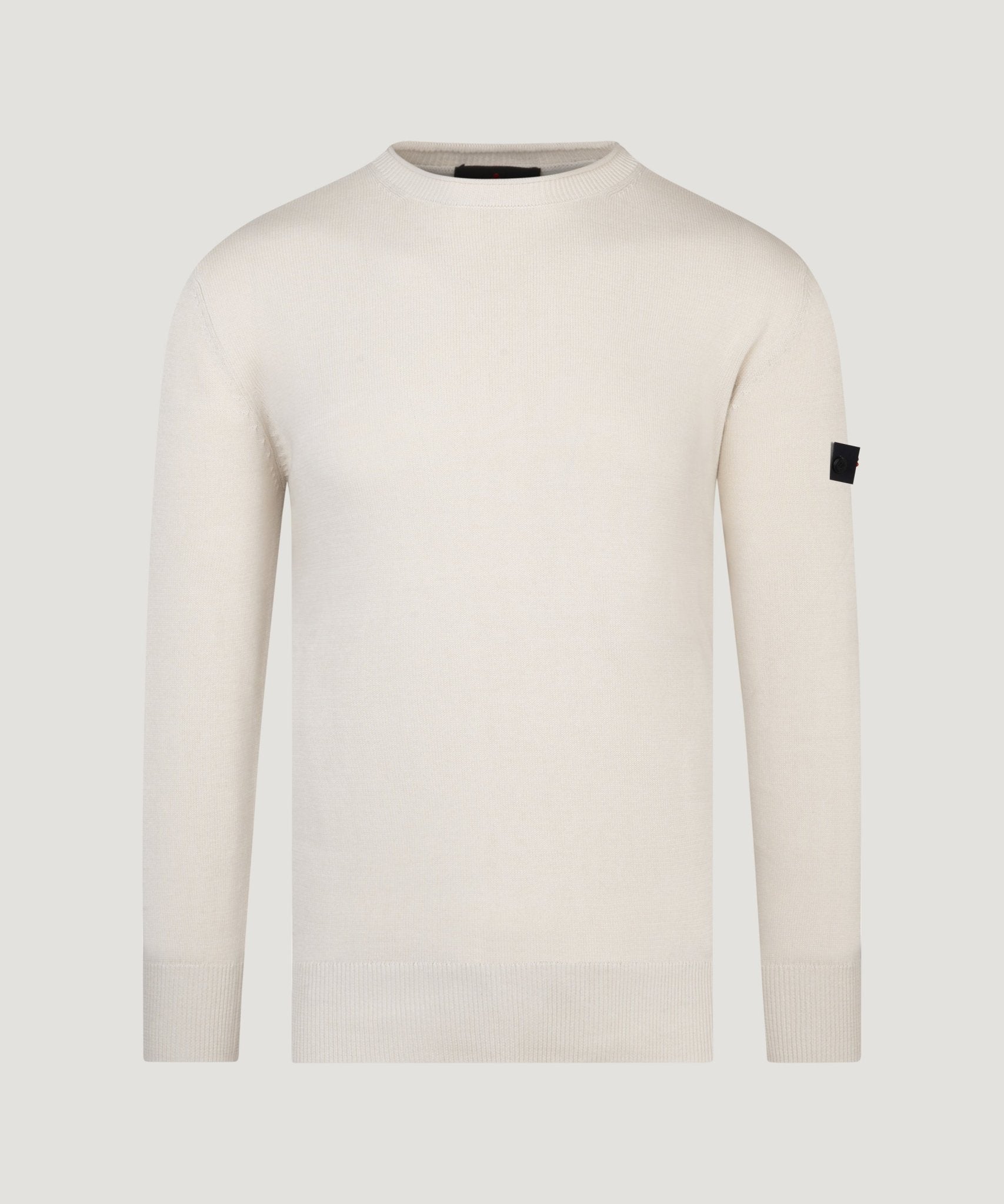 Peuterey Caliper knitted trui katoen beige - THE SOCIETY SHOP