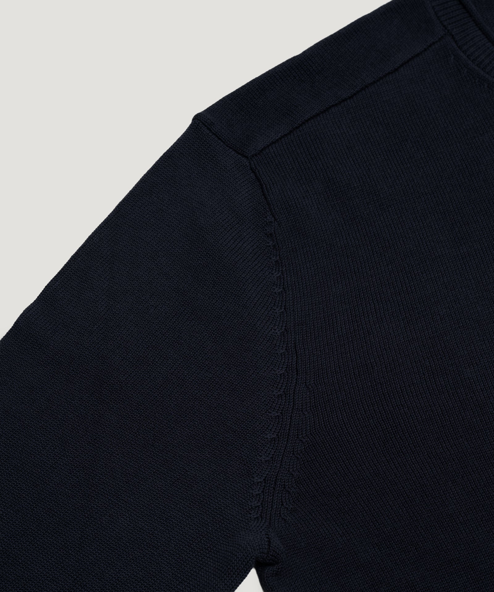 Peuterey Caliper knitted trui katoen donkerblauw - THE SOCIETY SHOP