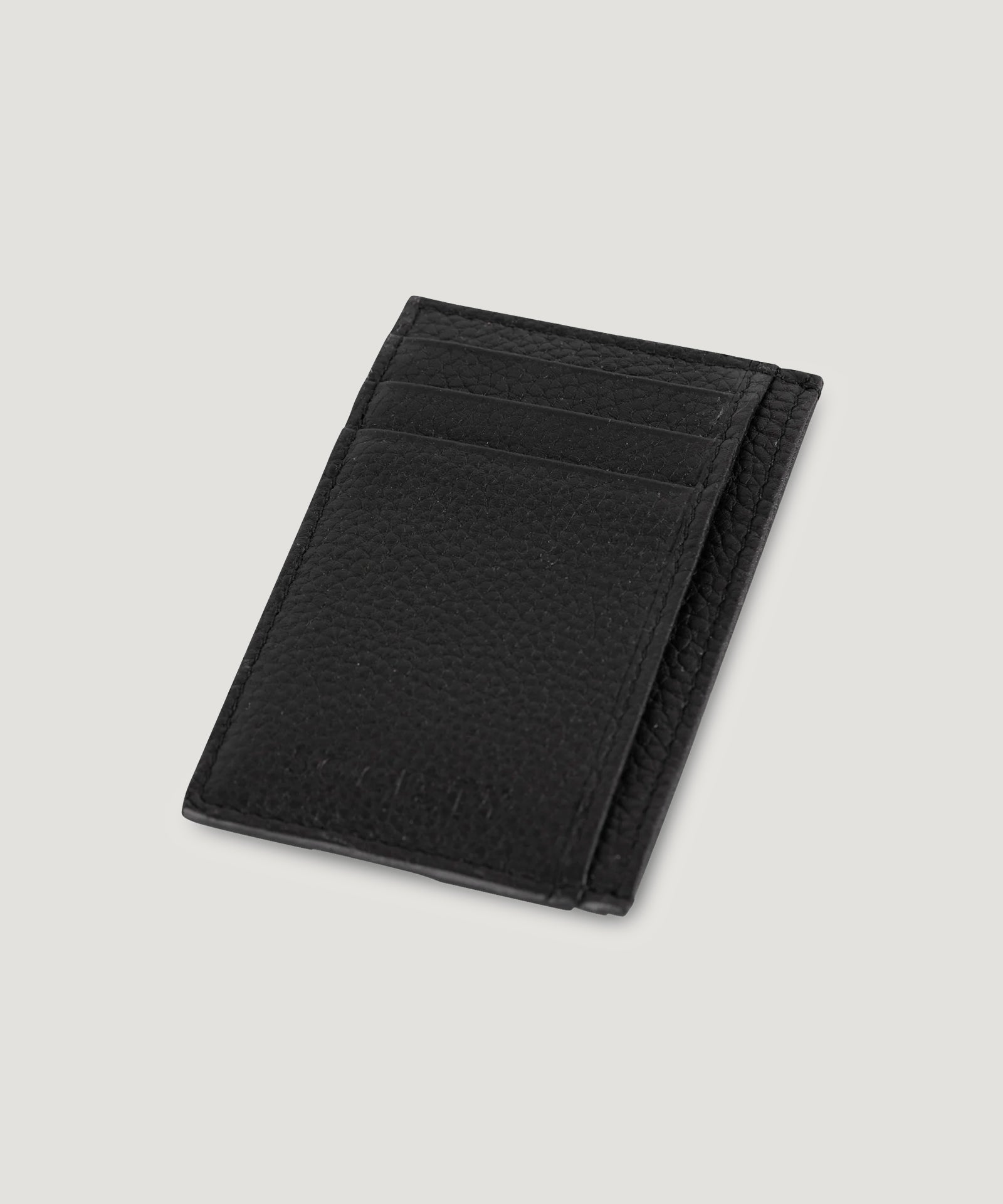 SOCI3TY Card holder kalfsleer zwart - The Society Shop