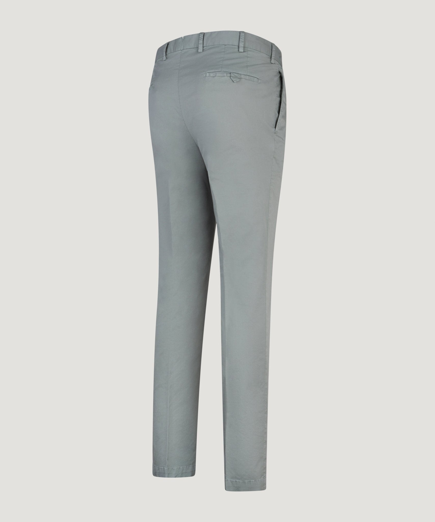 SOCI3TY Limited Fashion Chino slim 1 pleat katoen stretch saliegroen - THE SOCIETY SHOP