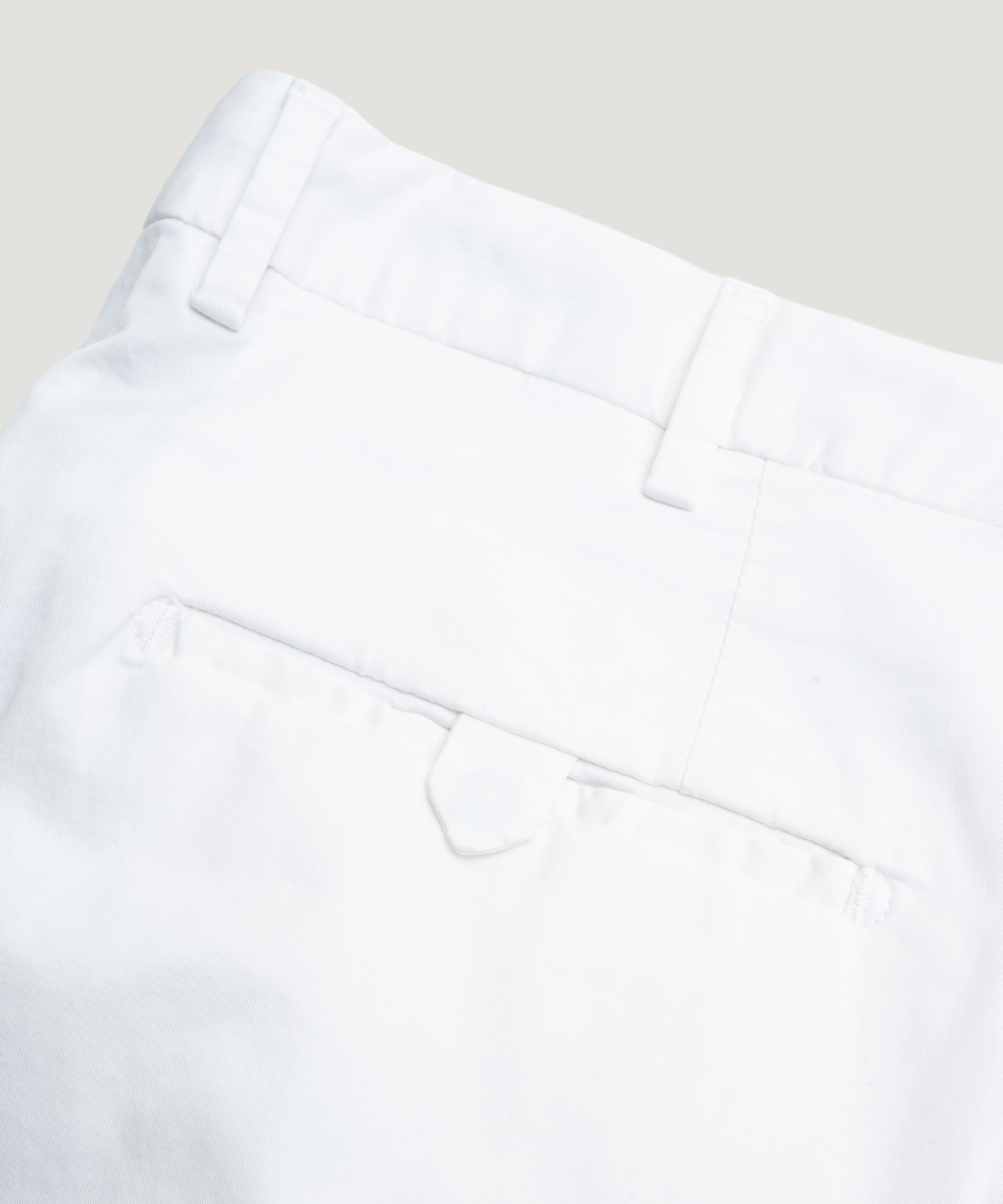 SOCI3TY Limited Fashion Chino slim 1 pleat katoen stretch wit - THE SOCIETY SHOP