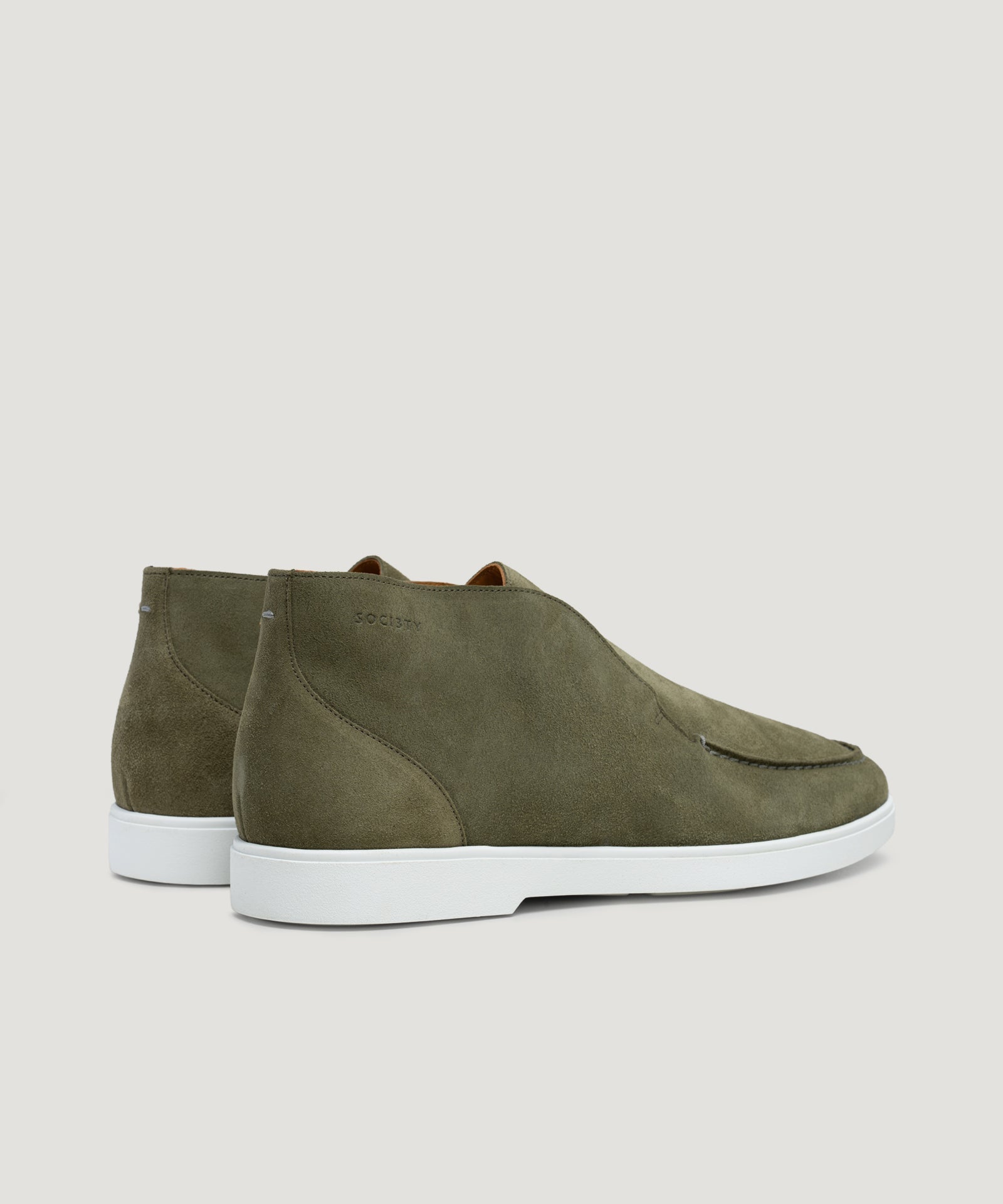SOCI3TY Limited Fashion City Loafer suède pistache - THE SOCIETY SHOP