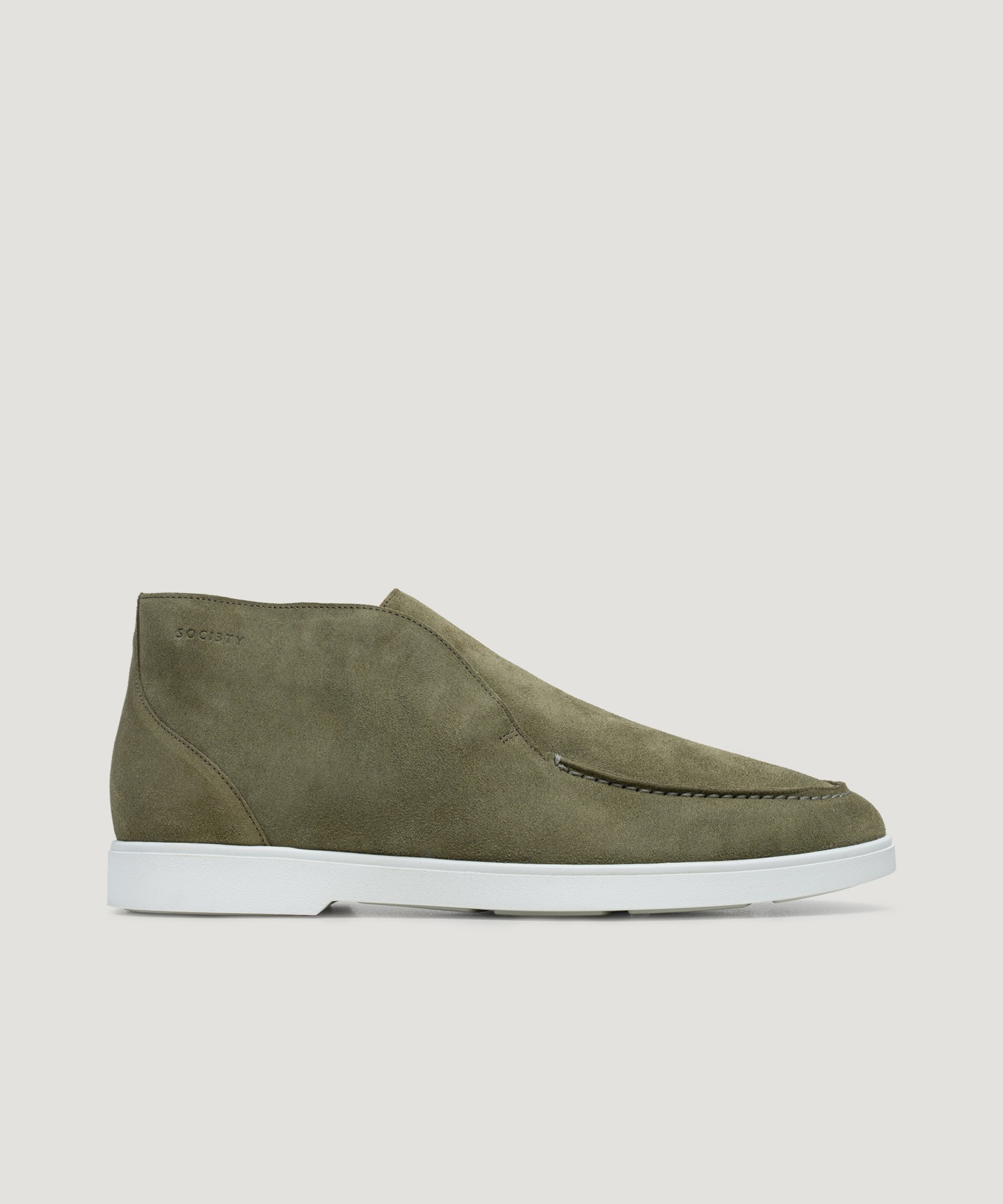 SOCI3TY Limited Fashion City Loafer suède pistache - THE SOCIETY SHOP