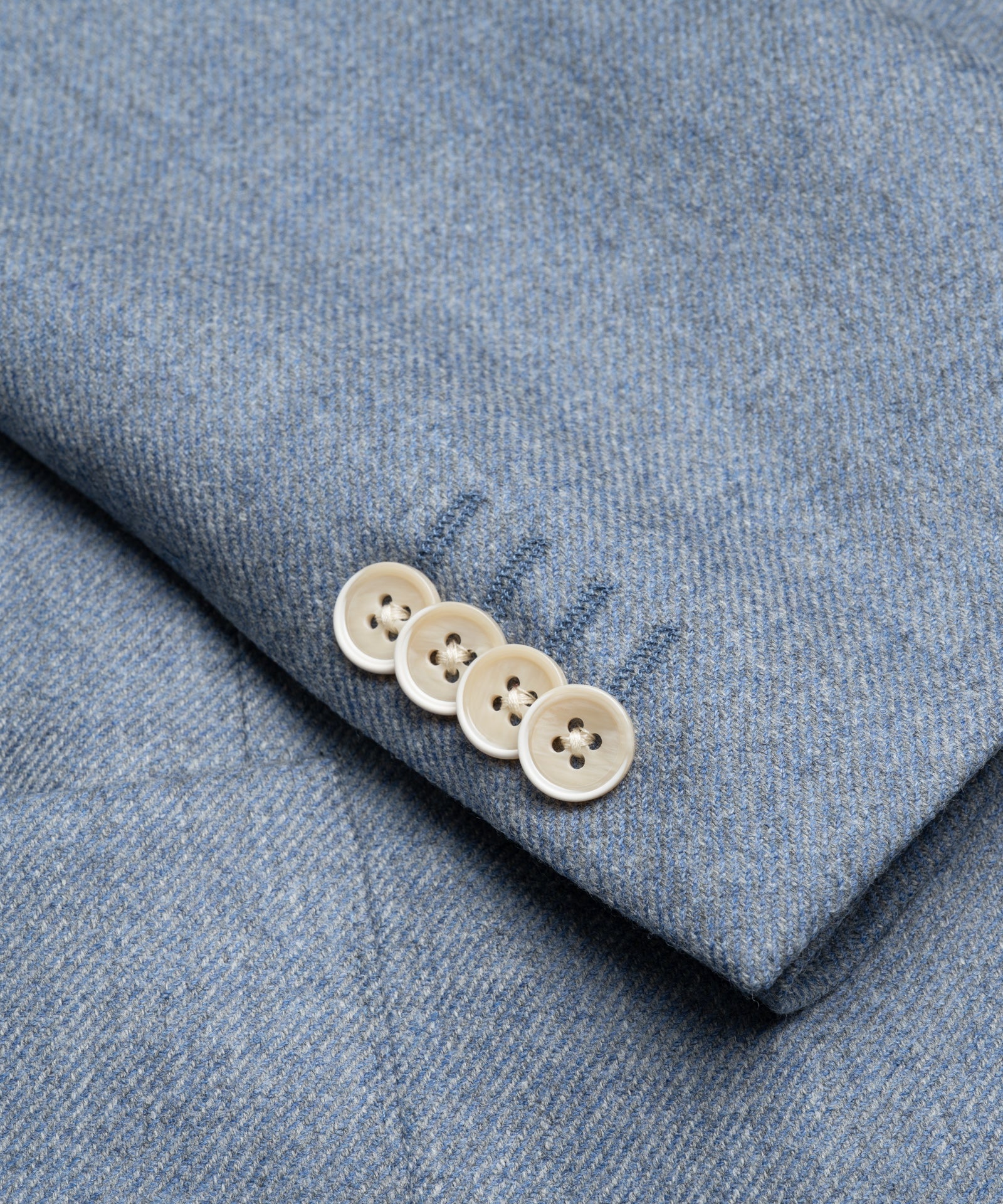 SOCI3TY Limited Fashion Colbert FAVOLA scheerwol/kasjmier blauw - THE SOCIETY SHOP