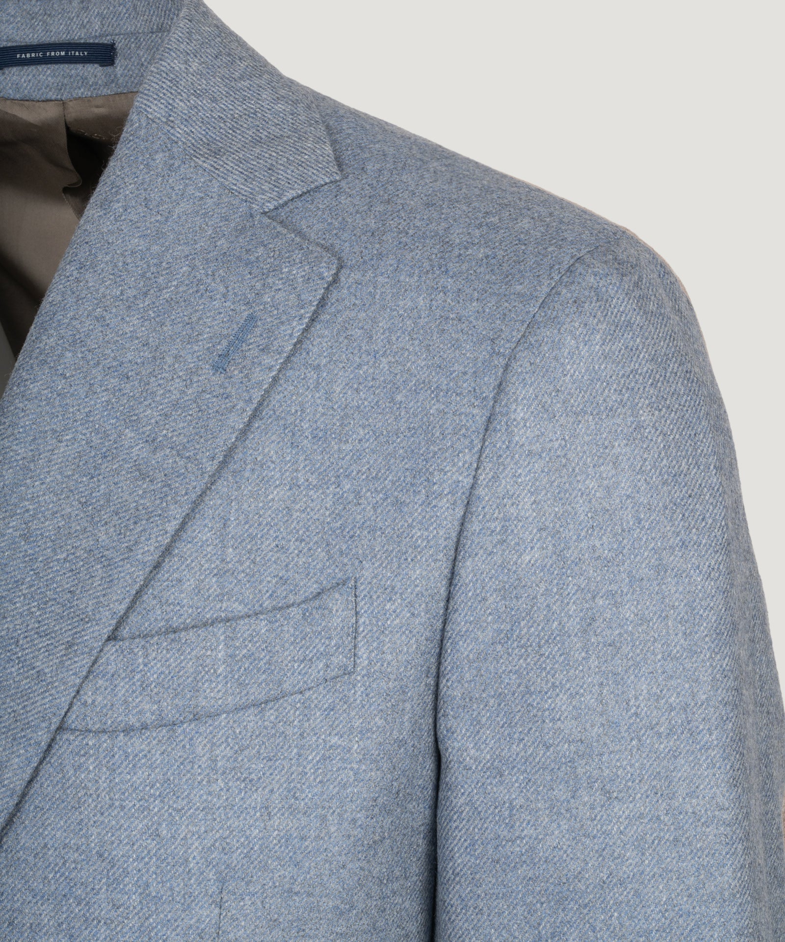 SOCI3TY Limited Fashion Colbert FAVOLA scheerwol/kasjmier blauw - THE SOCIETY SHOP