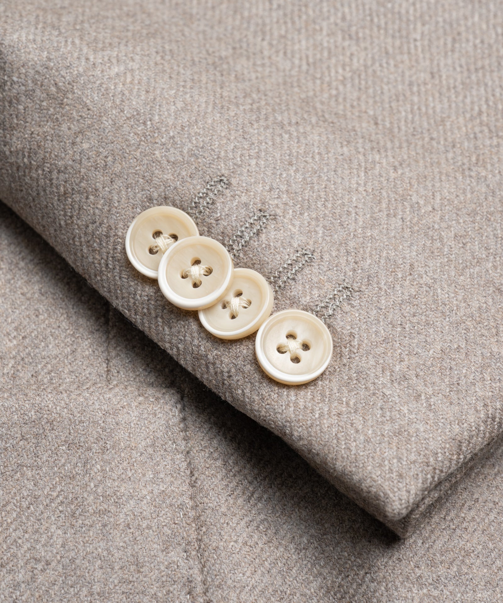 SOCI3TY Limited Fashion Colbert FAVOLA scheerwol/kasjmier taupe - THE SOCIETY SHOP