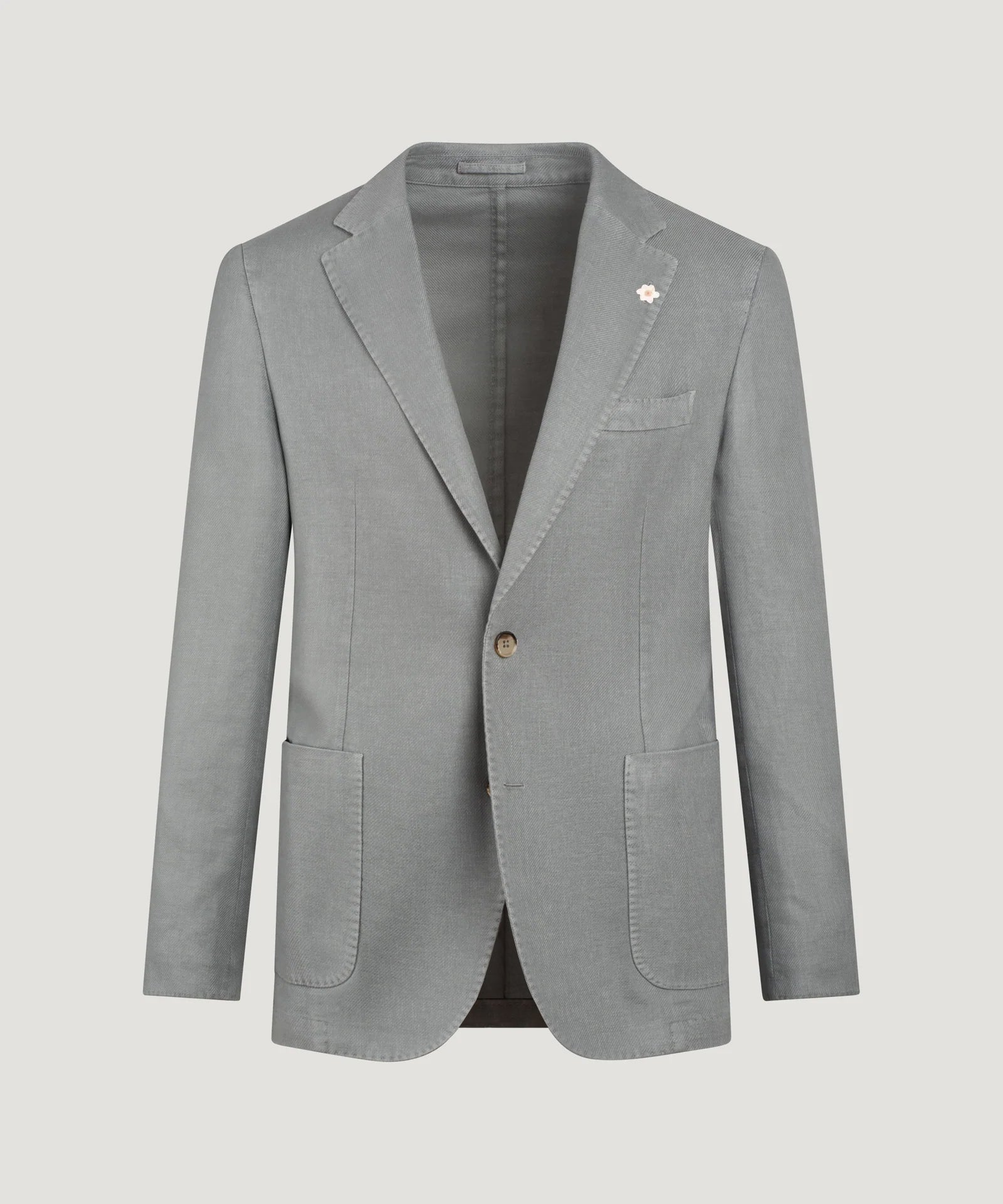 SOCI3TY Handmade Colbert garment - dyed linnen/katoen twill blauw - THE SOCIETY SHOP