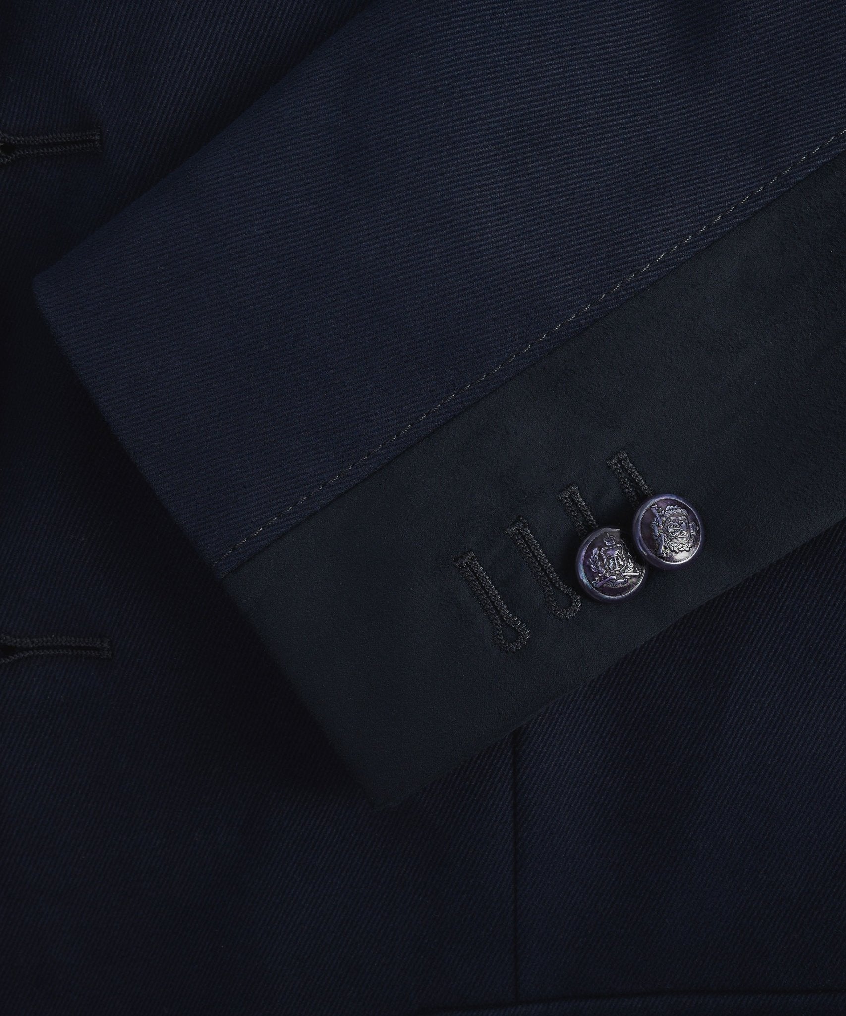 Corneliani Colbert met uitneembaar binnenwerk wol donkerblauw - The Society Shop