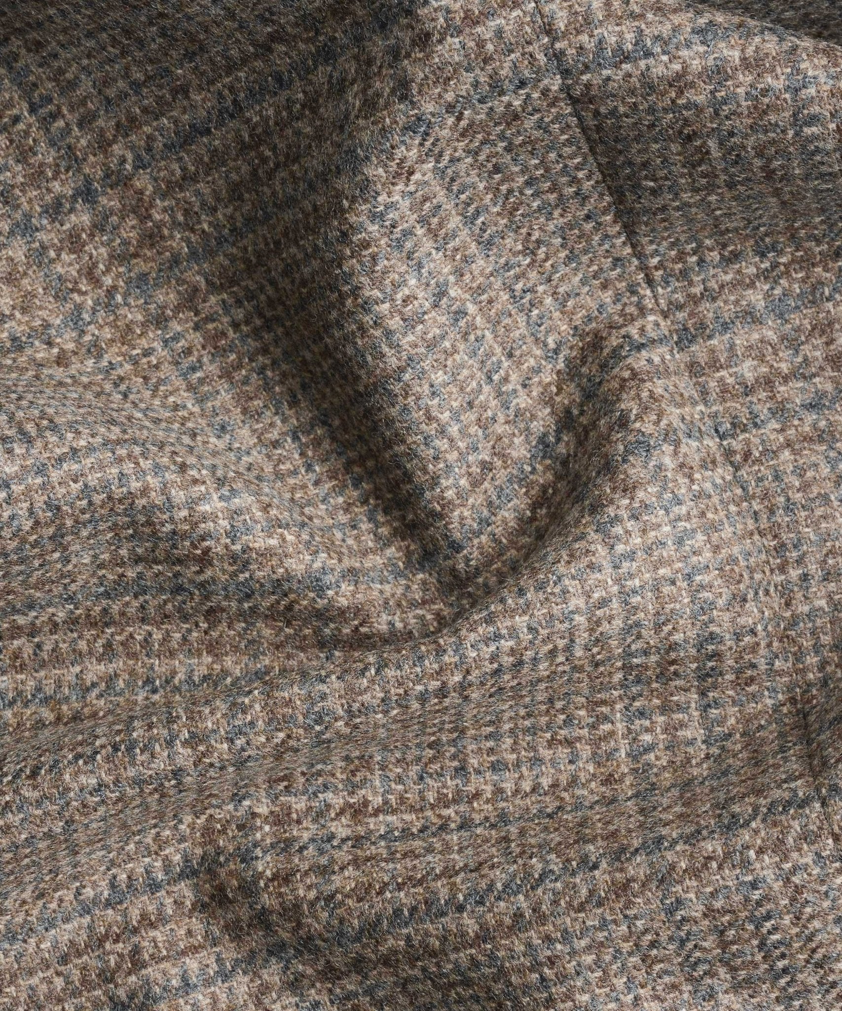 Corneliani Colbert scheerwol bruin Prince De Galles ruit - THE SOCIETY SHOP
