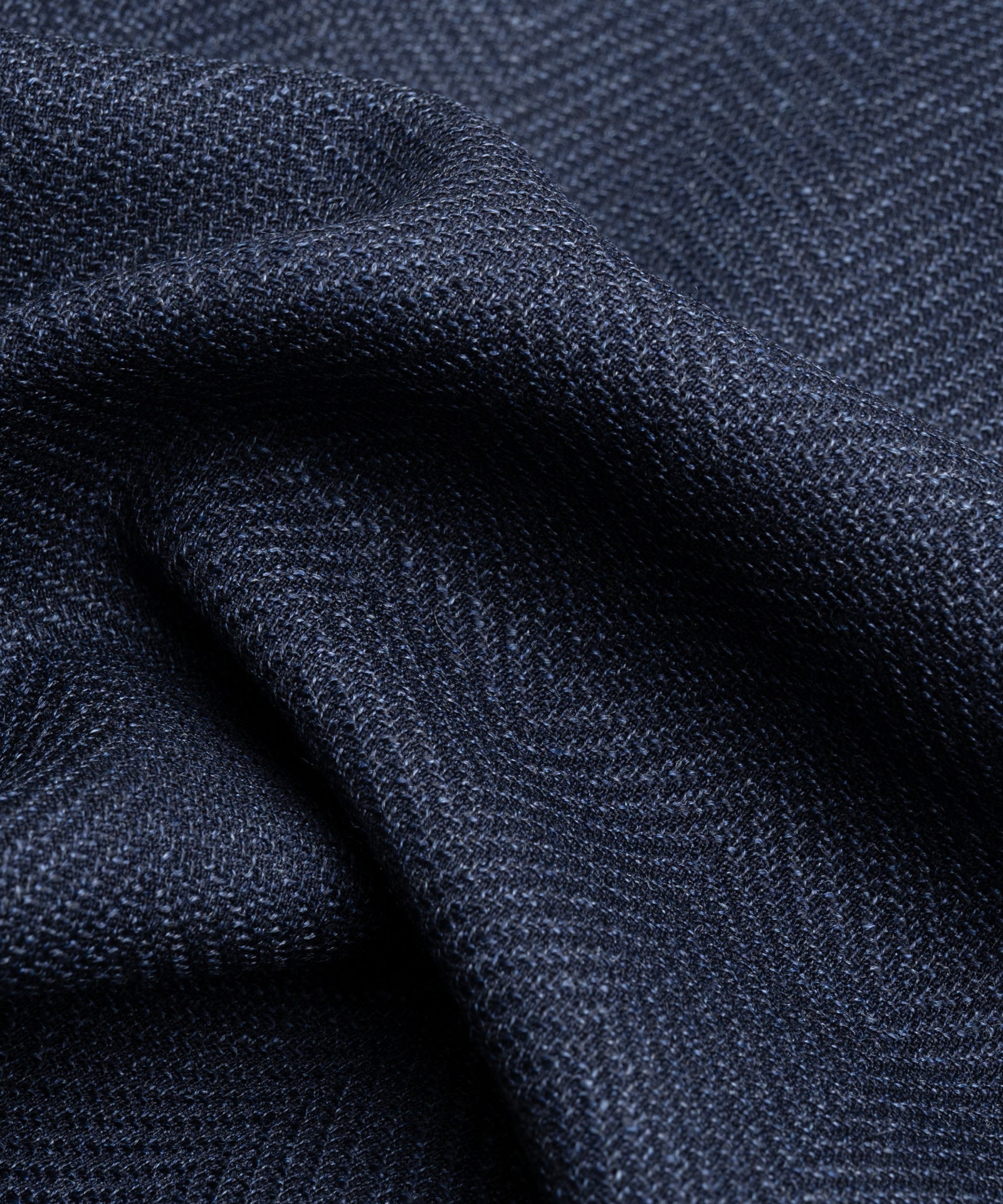 Corneliani Colbert virgin wol stretch blauw visgraat - THE SOCIETY SHOP
