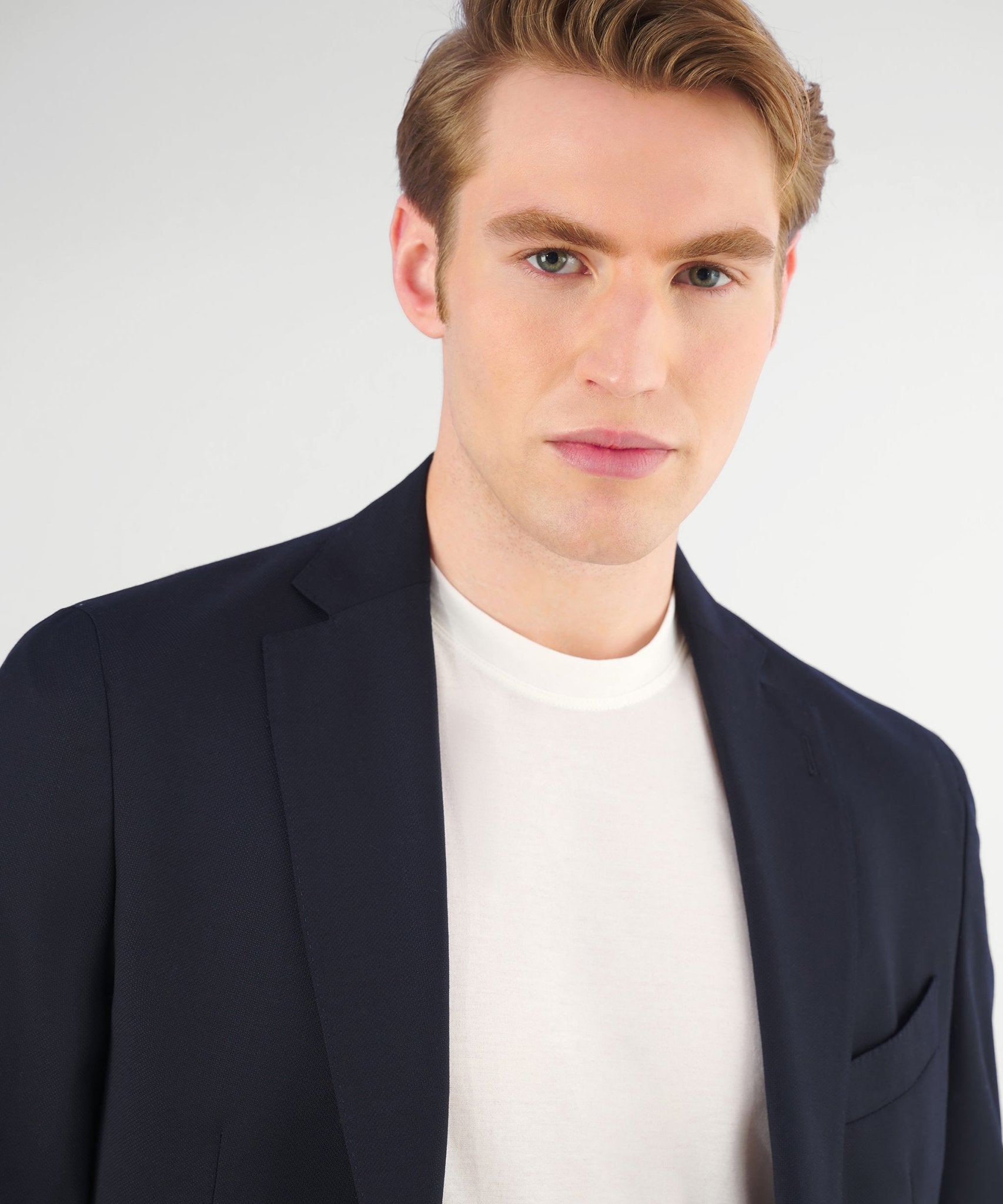 SOCI3TY Colbert wol donkerblauw - The Society Shop