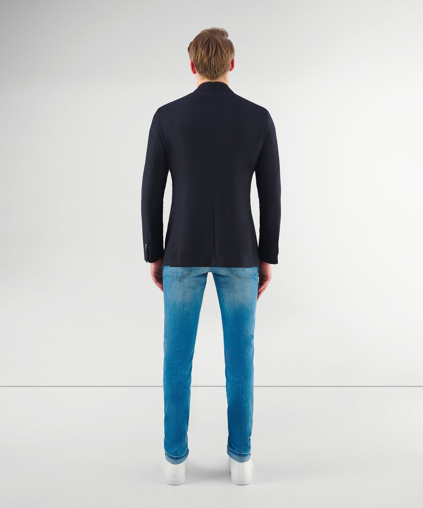 SOCI3TY Colbert wol donkerblauw - The Society Shop