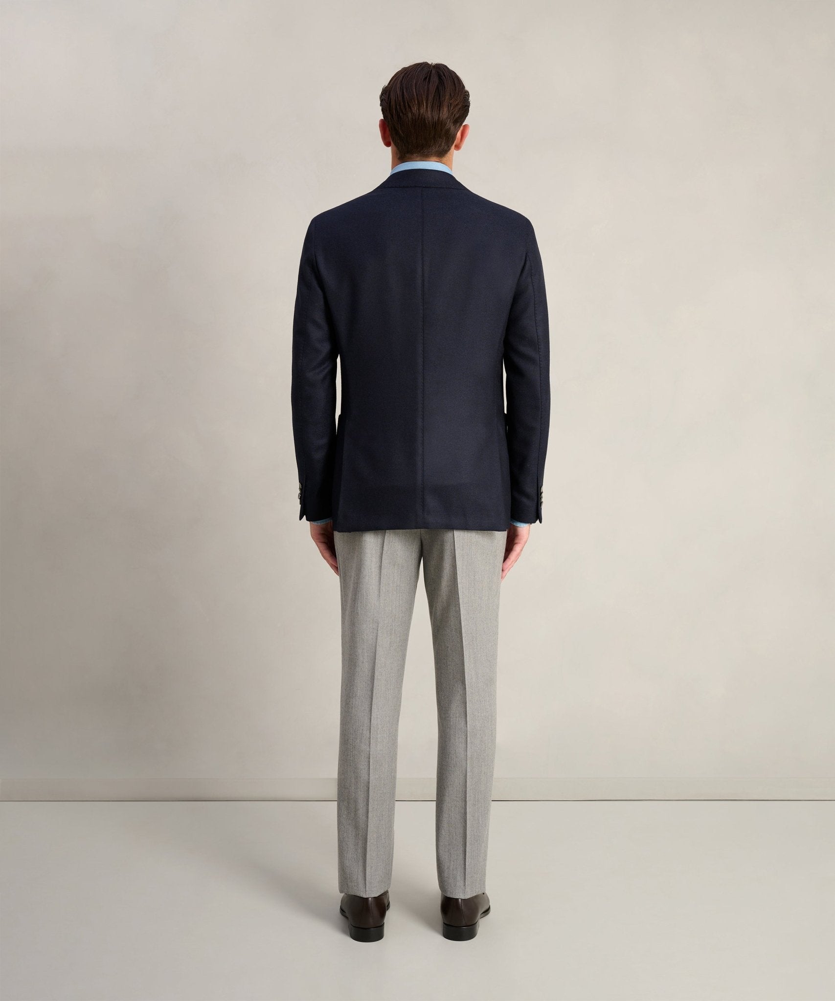 SOCI3TY Limited Colbert wol/kasjmier donkerblauw - THE SOCIETY SHOP