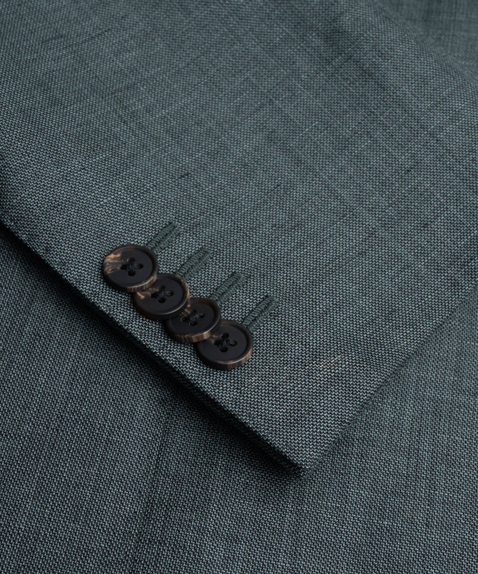 SOCI3TY Limited Fashion Colbert wol/linnen donkergroen - THE SOCIETY SHOP