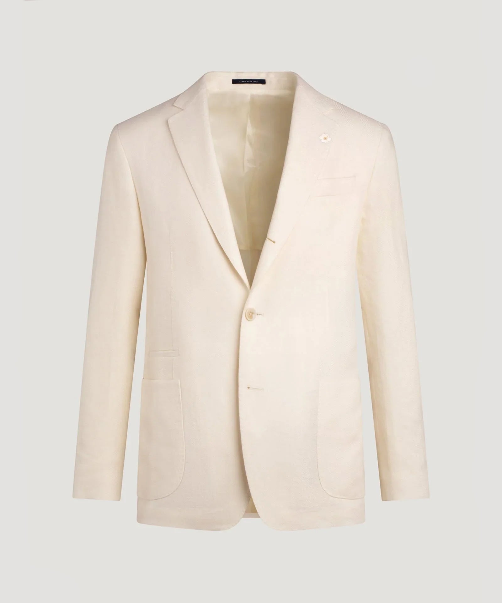 SOCI3TY Limited Fashion Colbert wol/linnen Drago off - white visgraat - THE SOCIETY SHOP