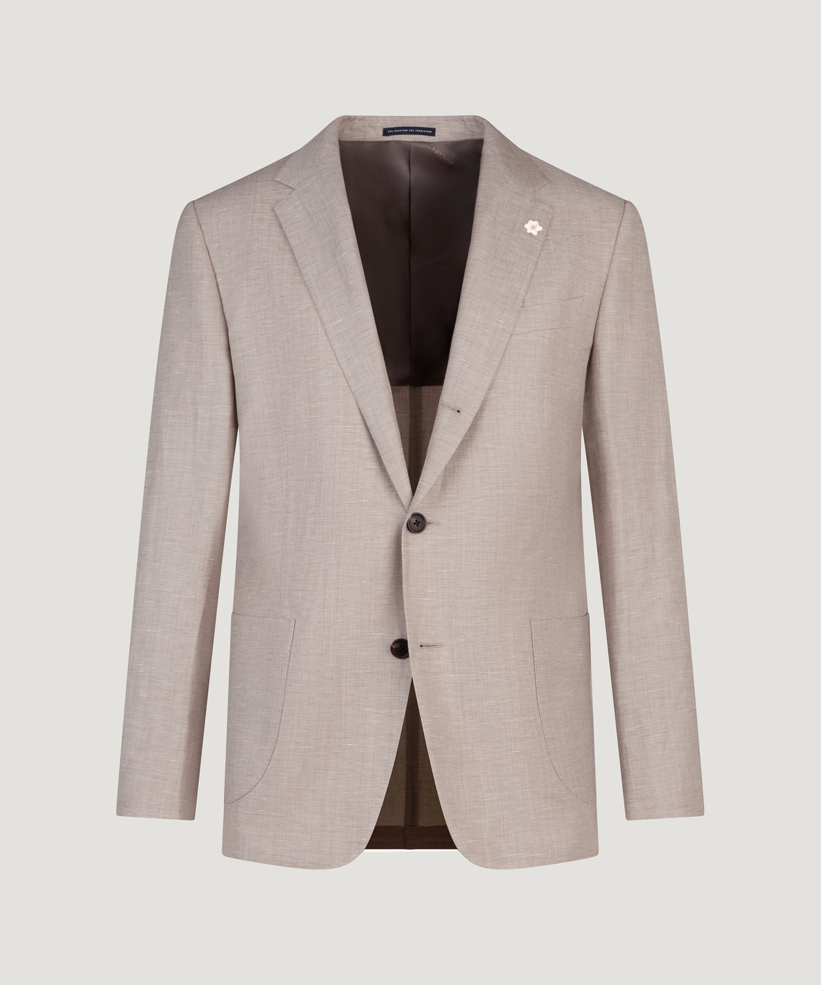 SOCI3TY Limited Fashion Colbert wol/linnen zand - THE SOCIETY SHOP