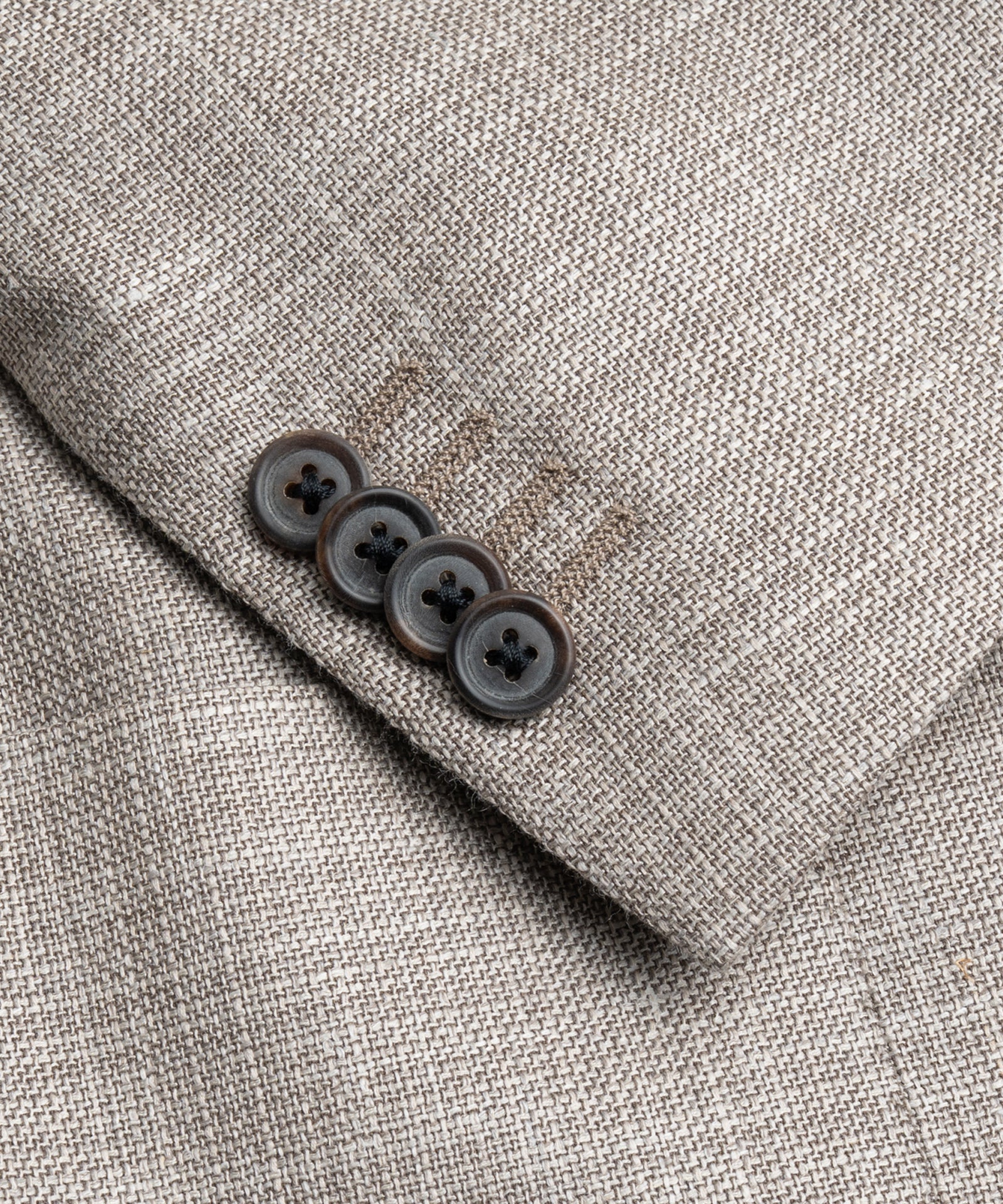 Corneliani Colbert wol/zijde/linnen taupe - THE SOCIETY SHOP