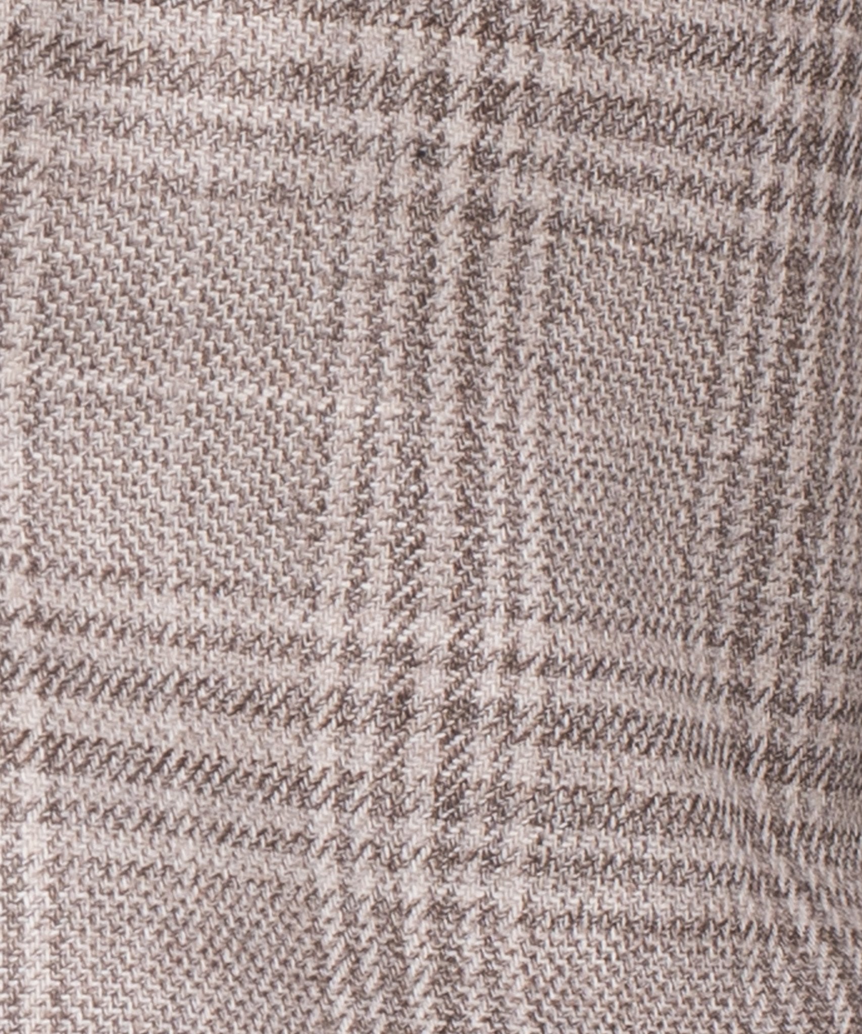 SOCI3TY Limited Fashion Colbert wol/zijde/linnen zand geruit - THE SOCIETY SHOP