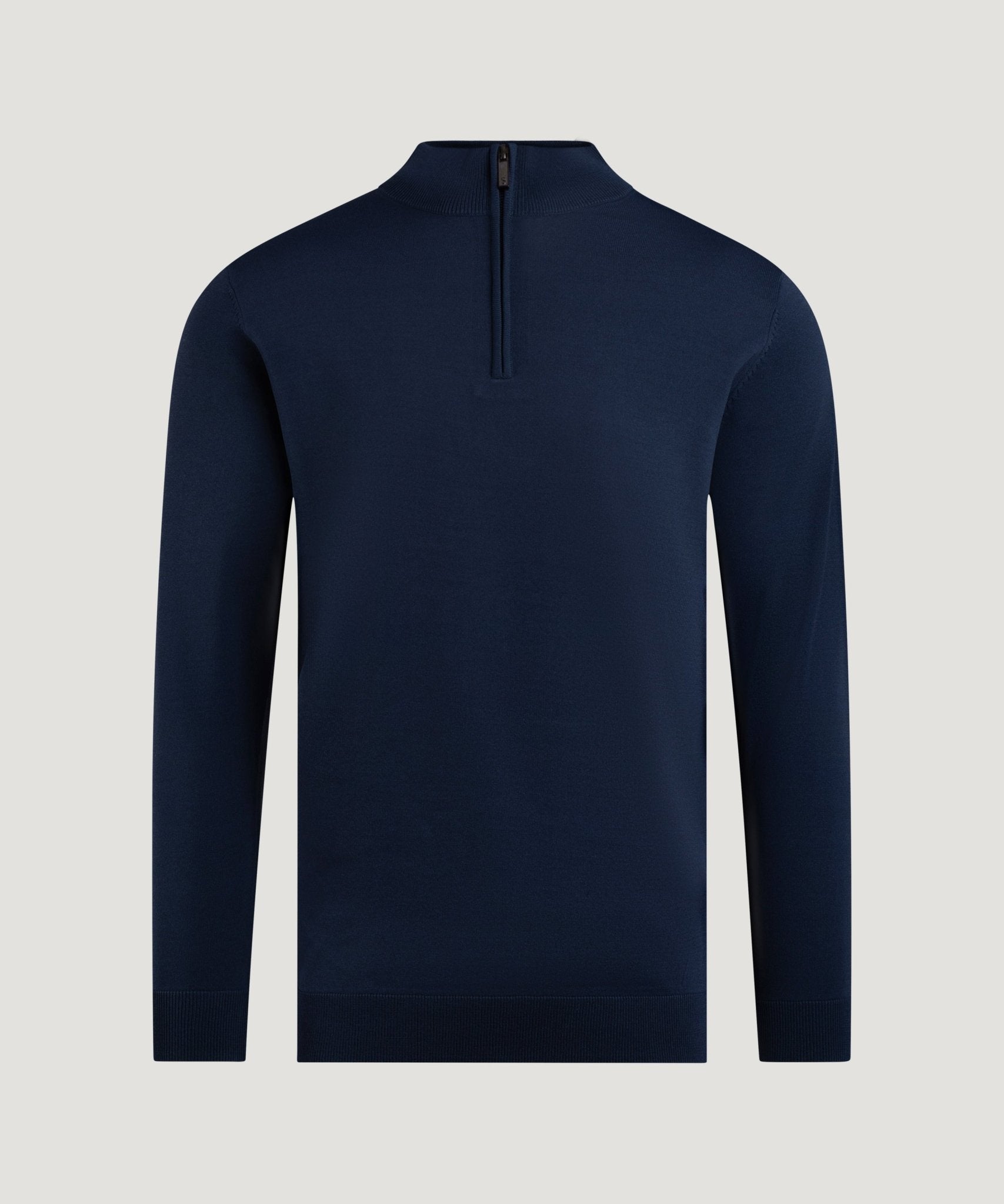 SOCI3TY Limited Fashion Cool Dry Easy Stretch half - zip trui blauw - THE SOCIETY SHOP