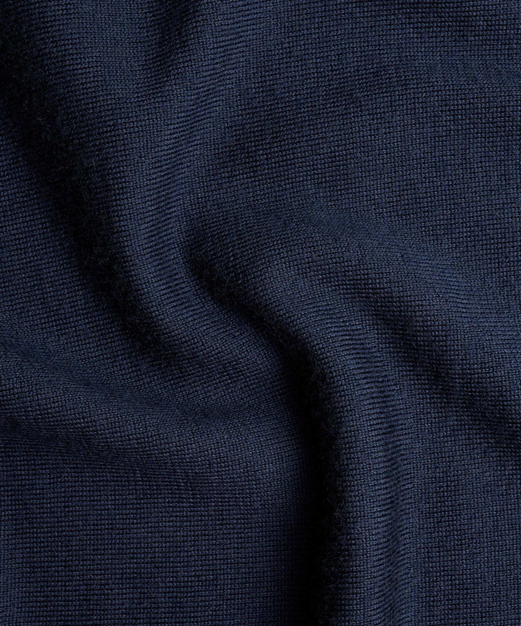 SOCI3TY Limited Fashion Crewneck trui fine merino donkerblauw - THE SOCIETY SHOP