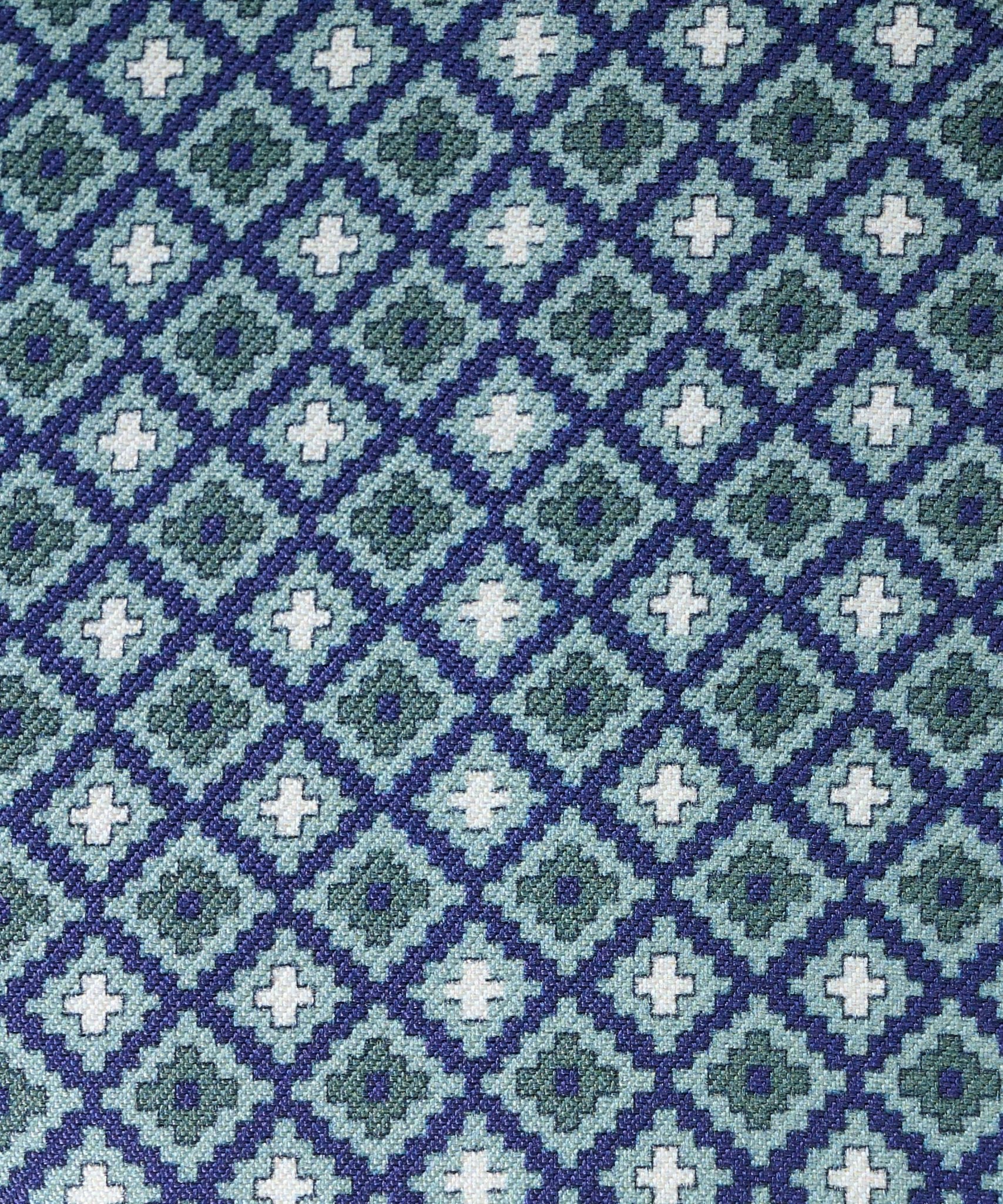 SOCI3TY Das geometrisch patroon zijde groen - THE SOCIETY SHOP