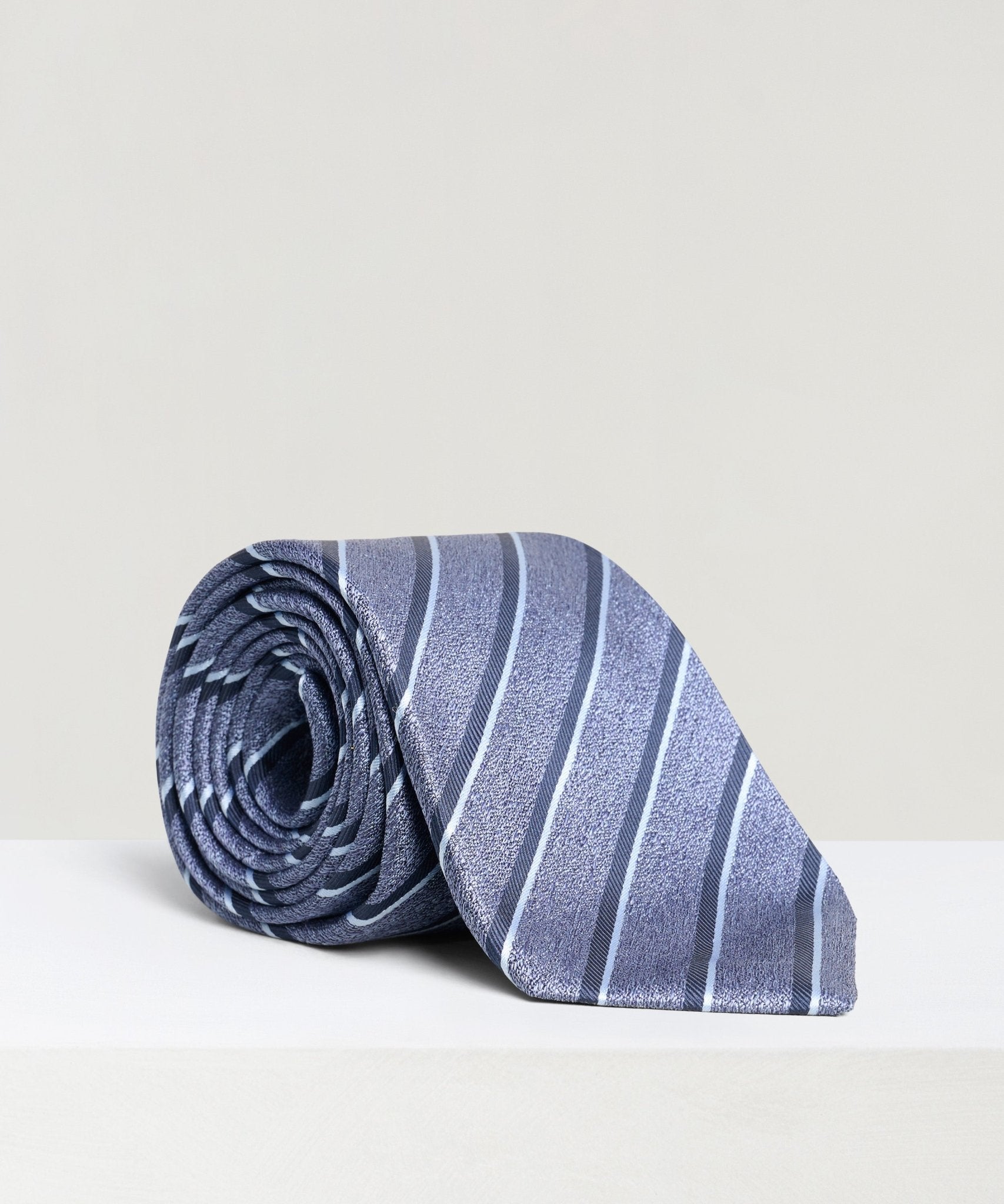 SOCI3TY Das gestreept zijde blauw - THE SOCIETY SHOP