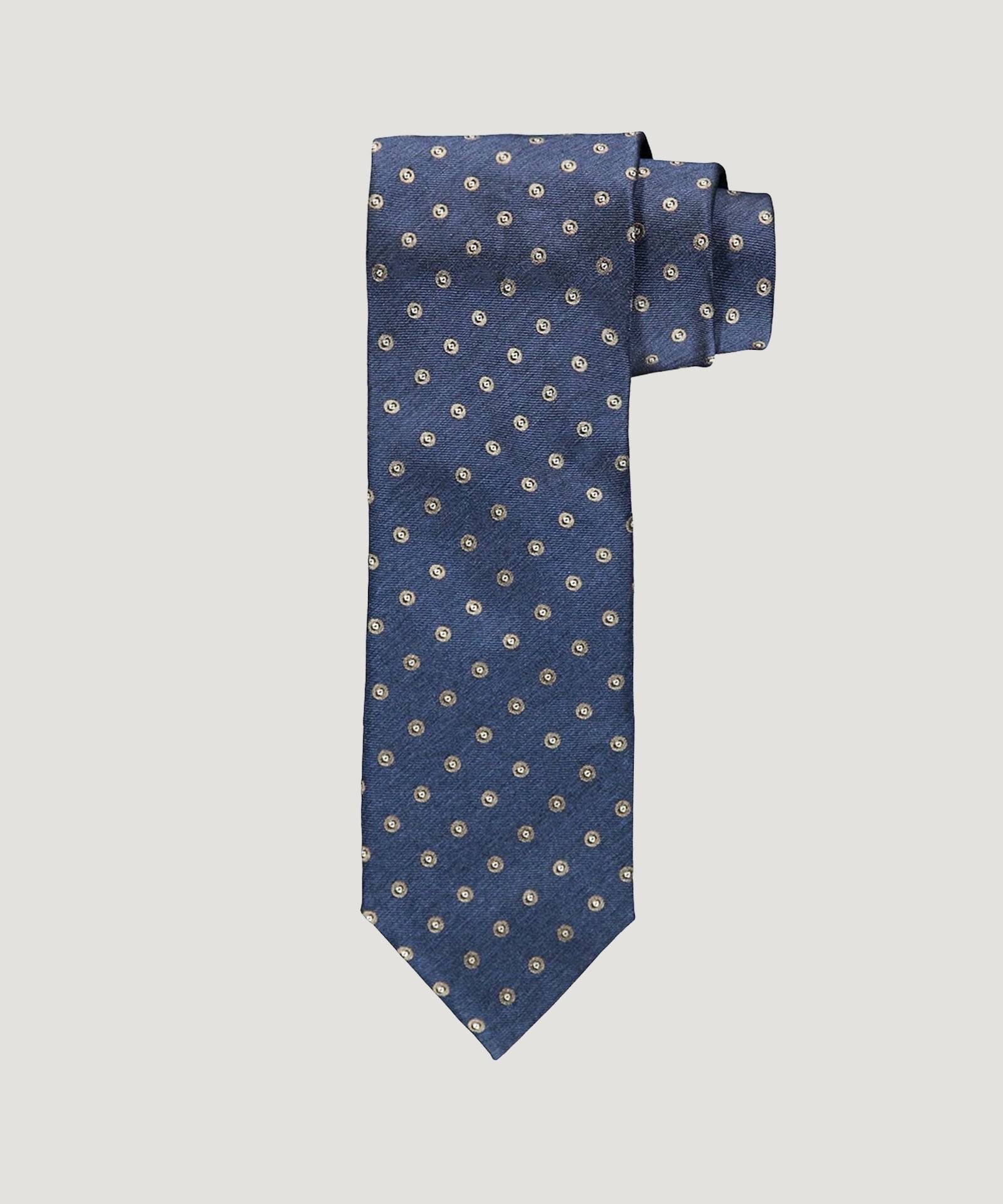 Profuomo Das zijde blauw gestipt - THE SOCIETY SHOP