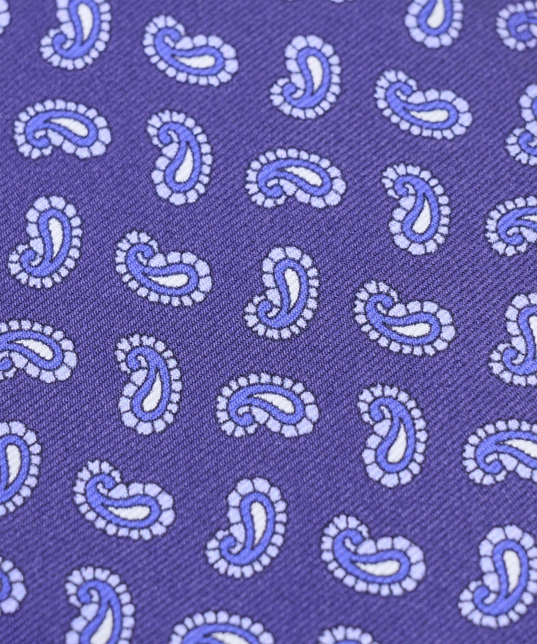 SOCI3TY Das zijde paars paisley - The Society Shop