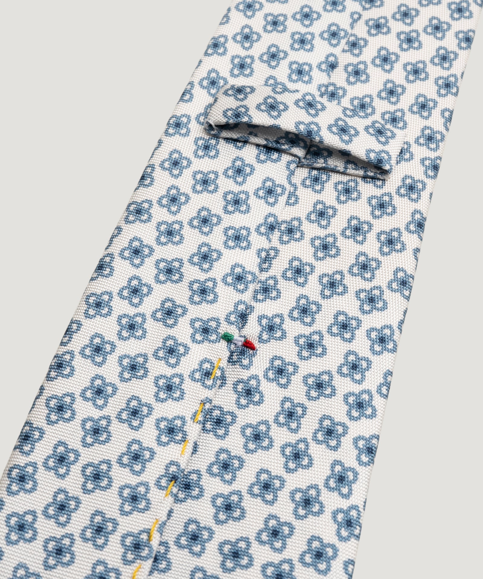 SOCI3TY Limited Fashion Das zijde/katoen bloemendessin blauw - THE SOCIETY SHOP