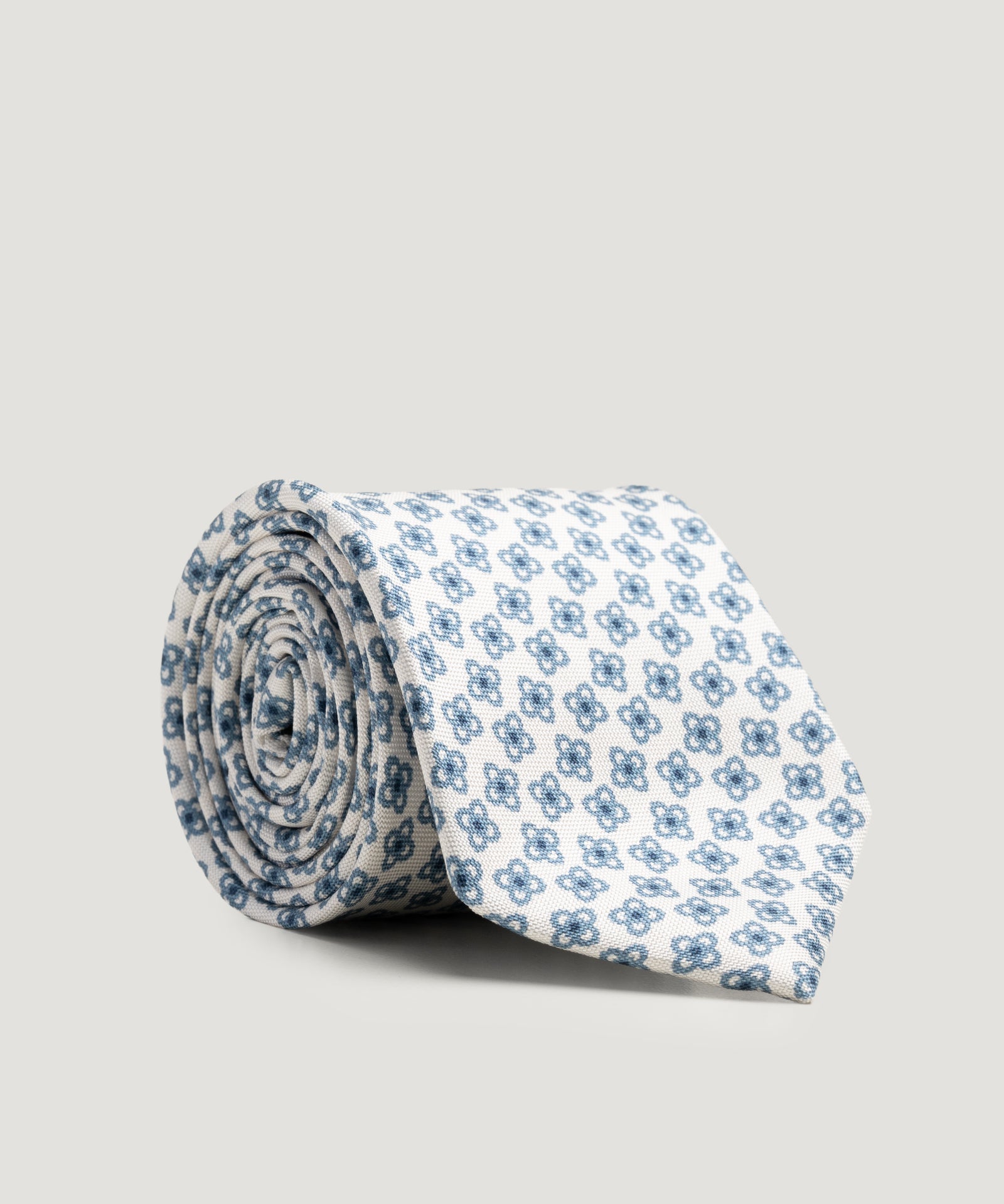 SOCI3TY Limited Fashion Das zijde/katoen bloemendessin blauw - THE SOCIETY SHOP