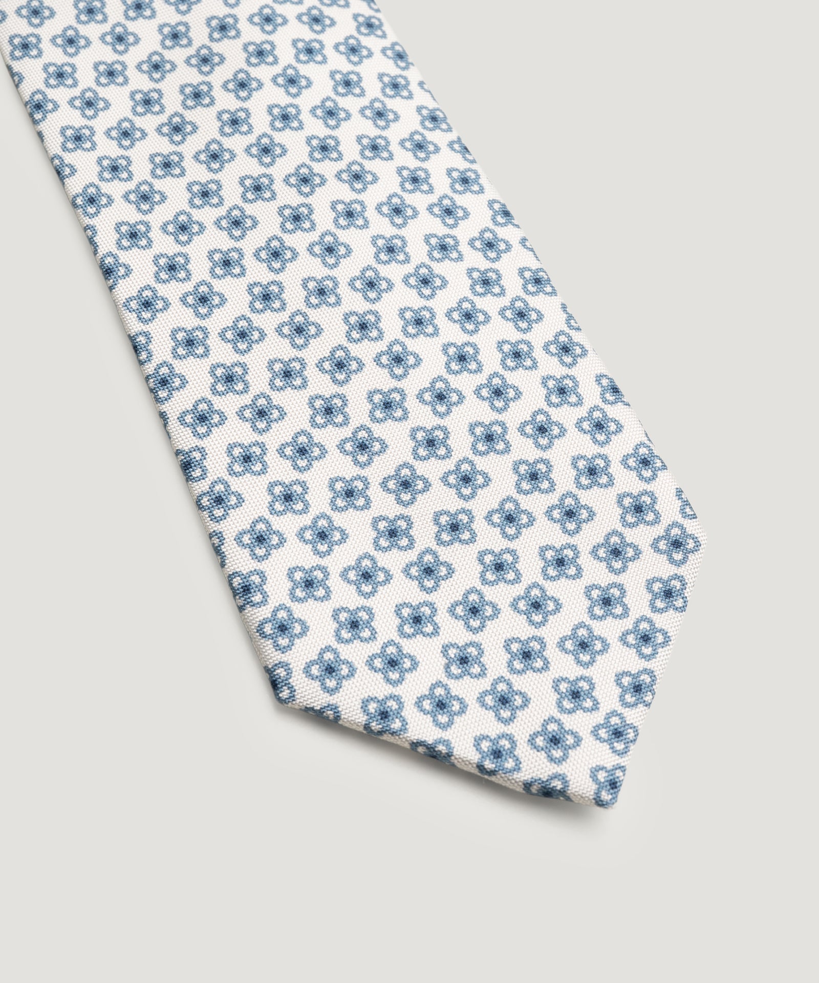 SOCI3TY Limited Fashion Das zijde/katoen bloemendessin blauw - THE SOCIETY SHOP