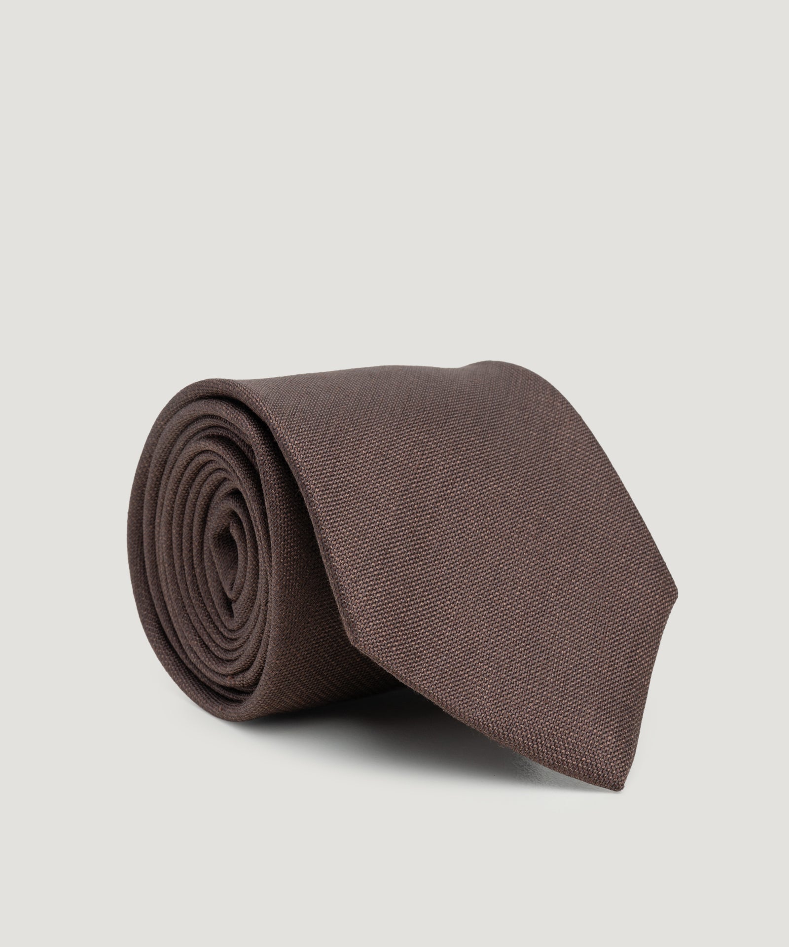 SOCI3TY Limited Fashion Das zijde/linnen donkerbruin - THE SOCIETY SHOP