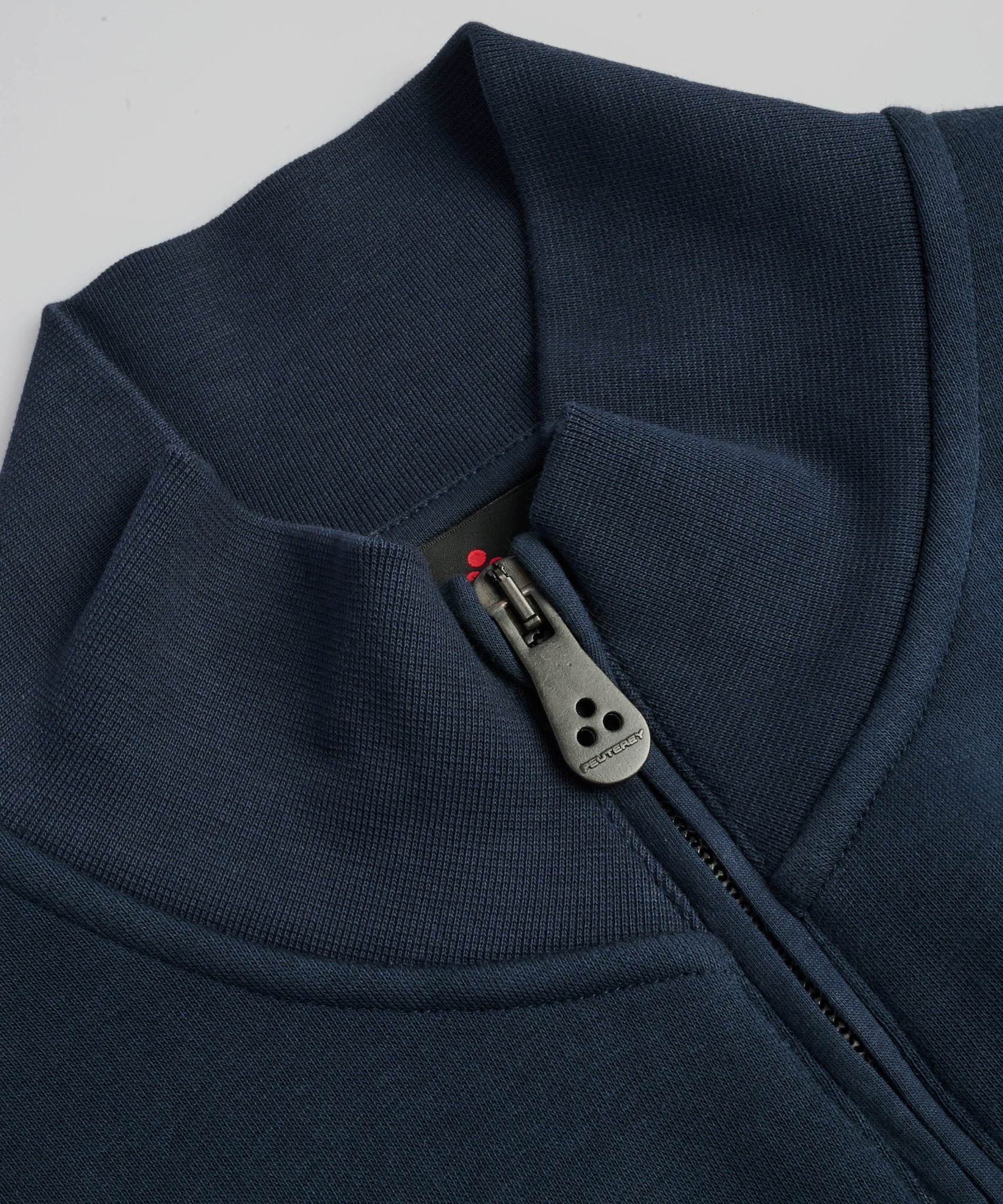 Peuterey Dory sweater half - zip katoen donkerblauw - THE SOCIETY SHOP