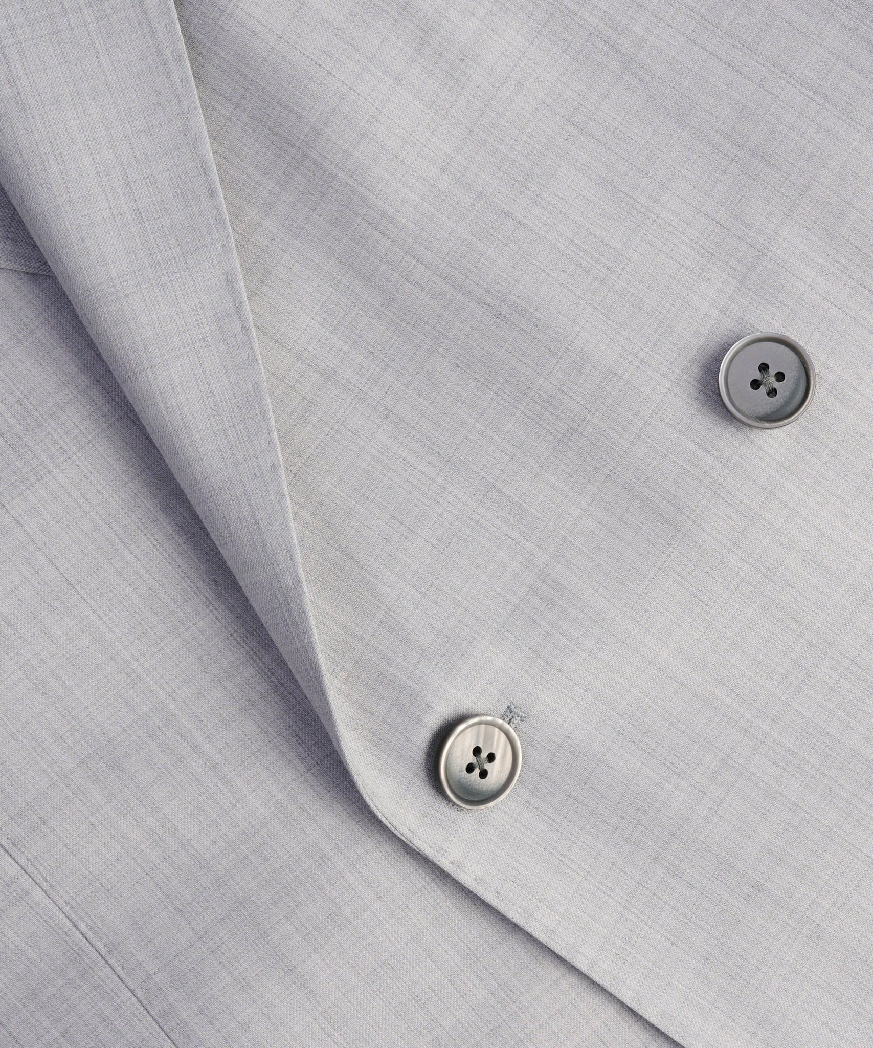 SOCI3TY Limited Double - breasted pak scheerwol lichtgrijs - THE SOCIETY SHOP