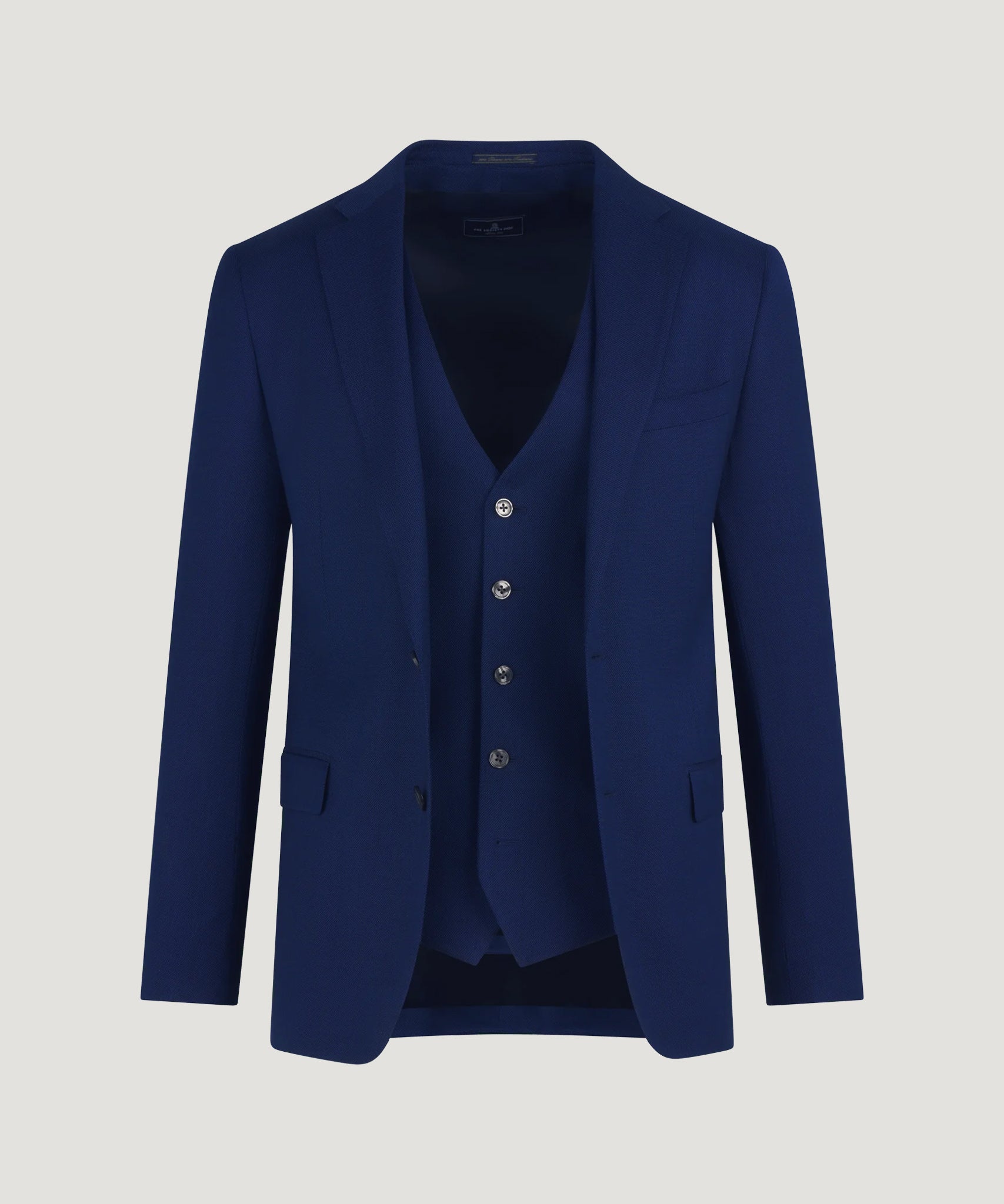 SOCI3TY Driedelig pak S130's wol donkerblauw - The Society Shop