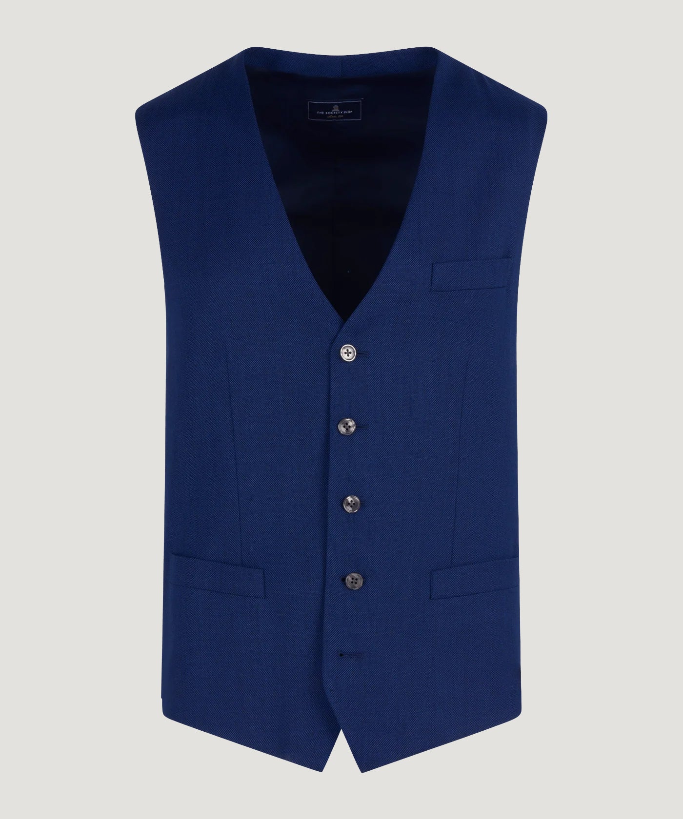 SOCI3TY Driedelig pak S130's wol donkerblauw - THE SOCIETY SHOP