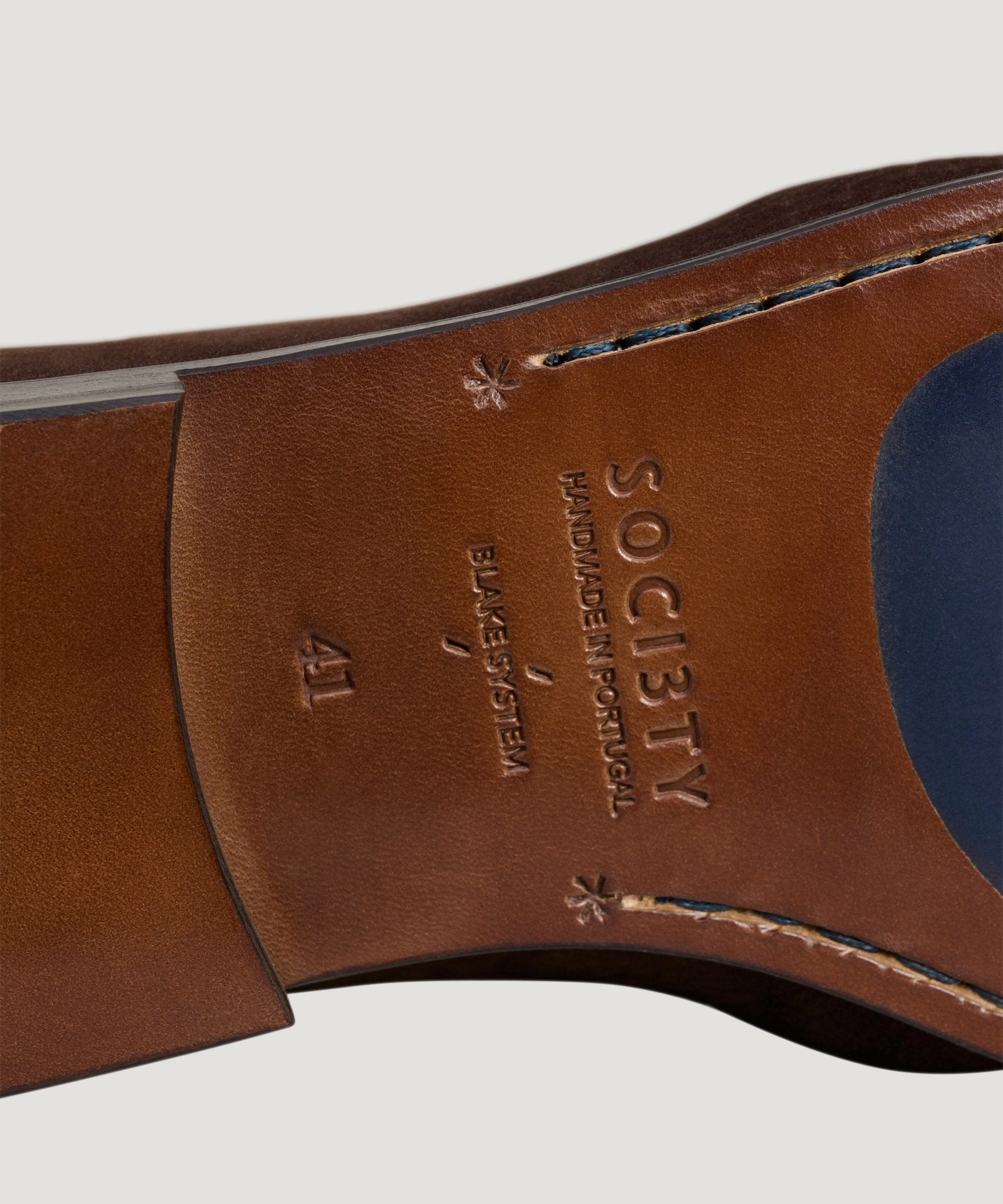 SOCI3TY Gathered detail penny loafer nubuck donkerbruin - THE SOCIETY SHOP