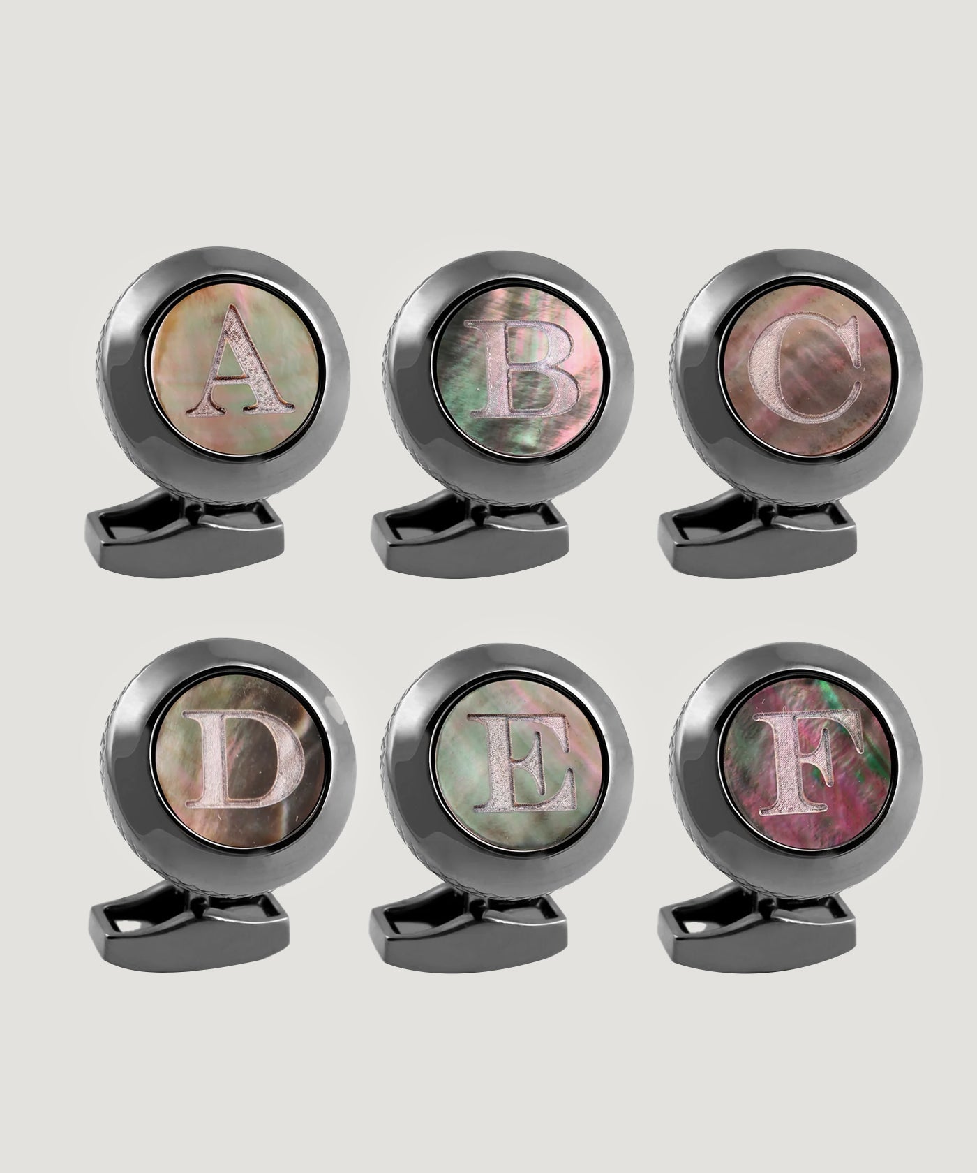 Tateossian Gepersonaliseerde manchetknoop initialen - Q - The Society Shop