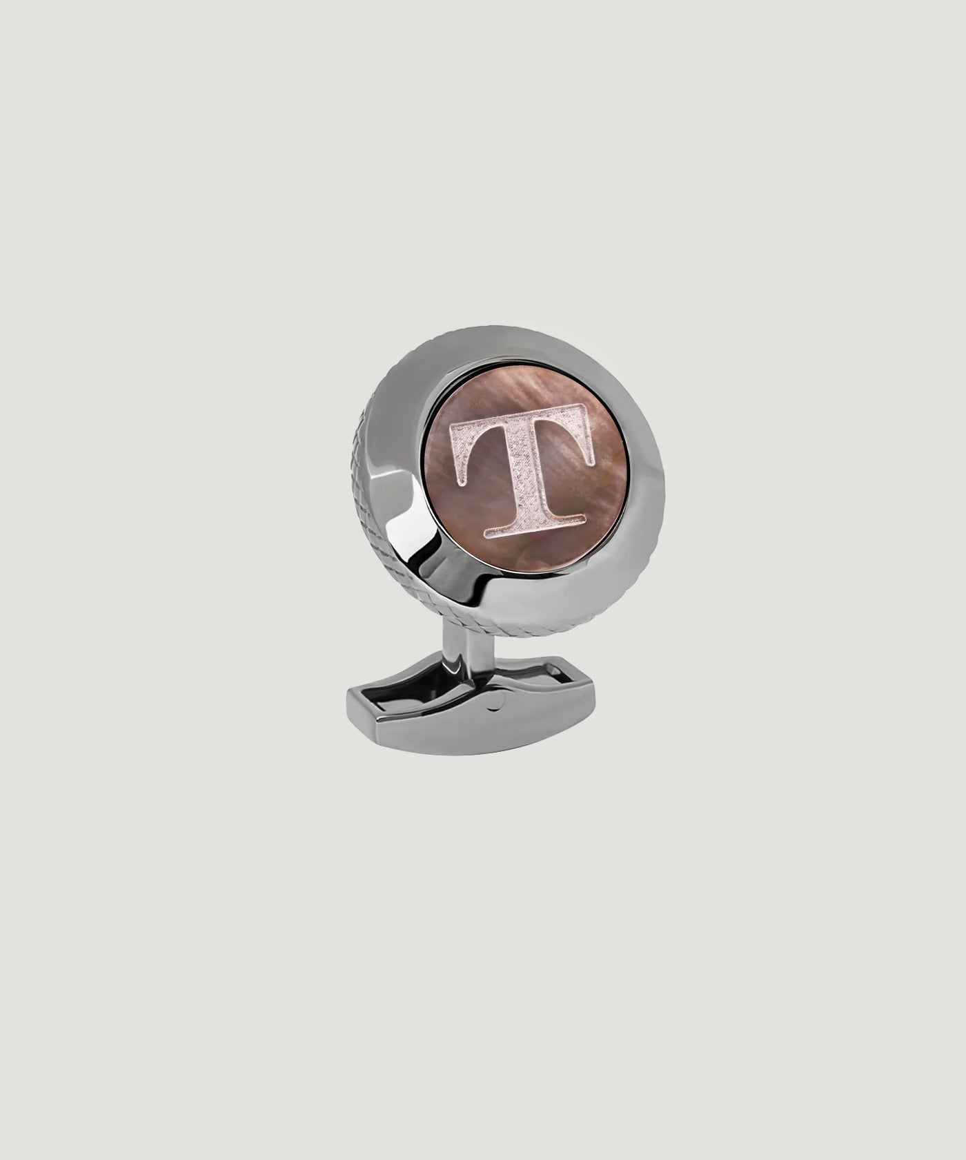 Tateossian Gepersonaliseerde manchetknoop initialen - T - The Society Shop
