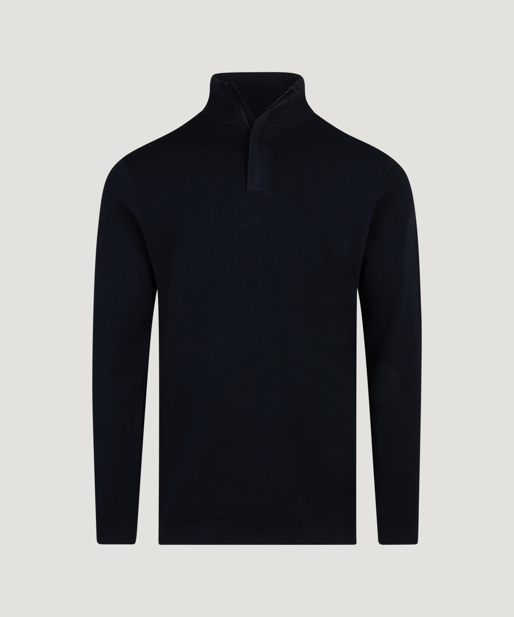 SOCI3TY Limited Fashion Half-zip trui cool dry easy stretch donkerblauw - THE SOCIETY SHOP