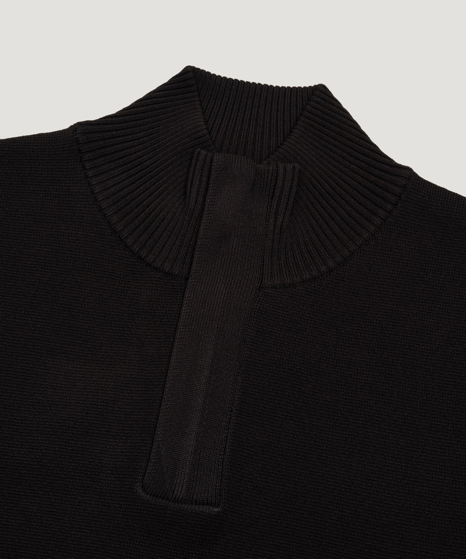 SOCI3TY Limited Fashion Half-zip trui cool dry easy stretch donkerbruin - THE SOCIETY SHOP